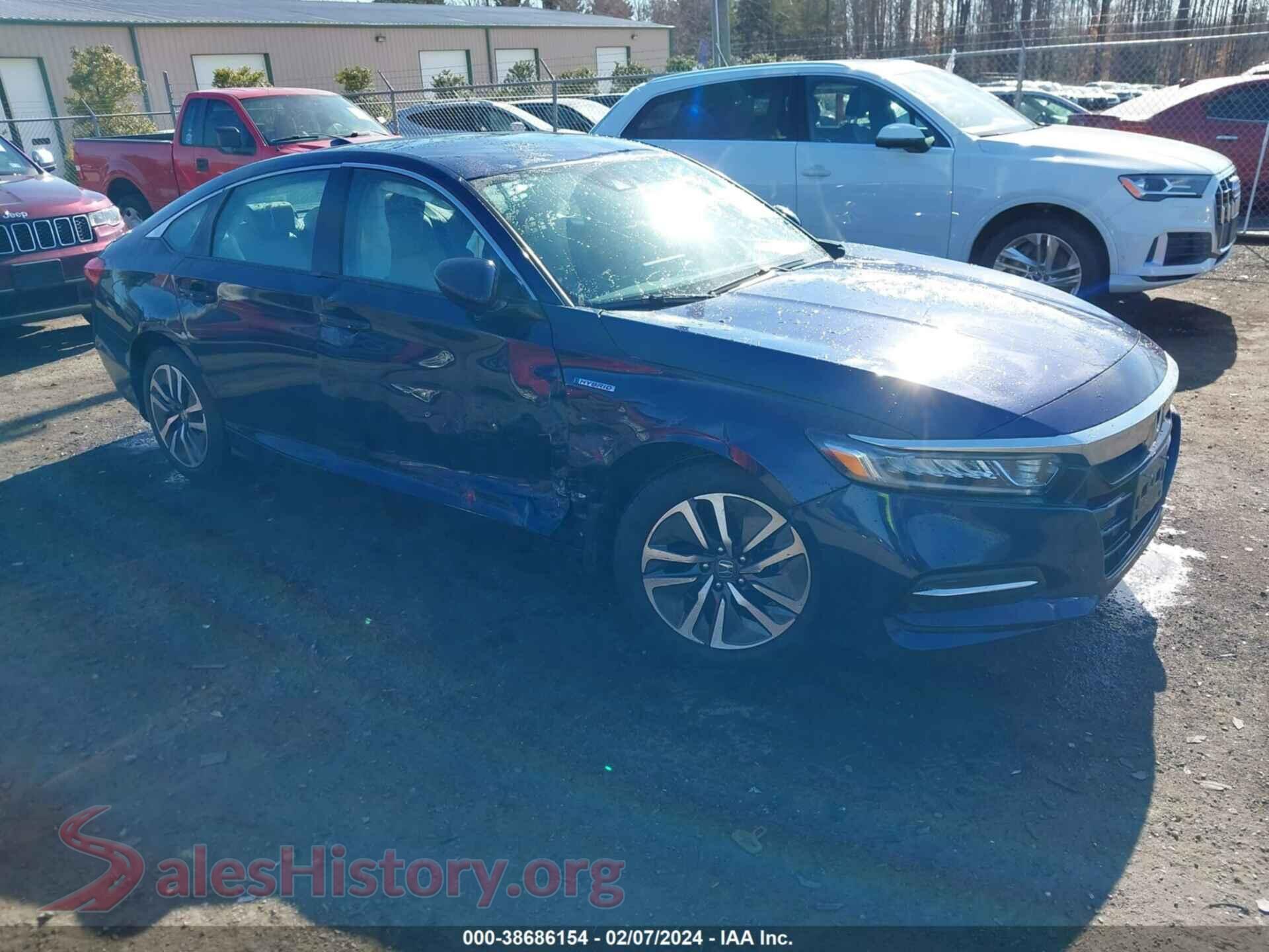 2019 HONDA ACCORD HYBRID — VIN 1HGCV3F17KA003931