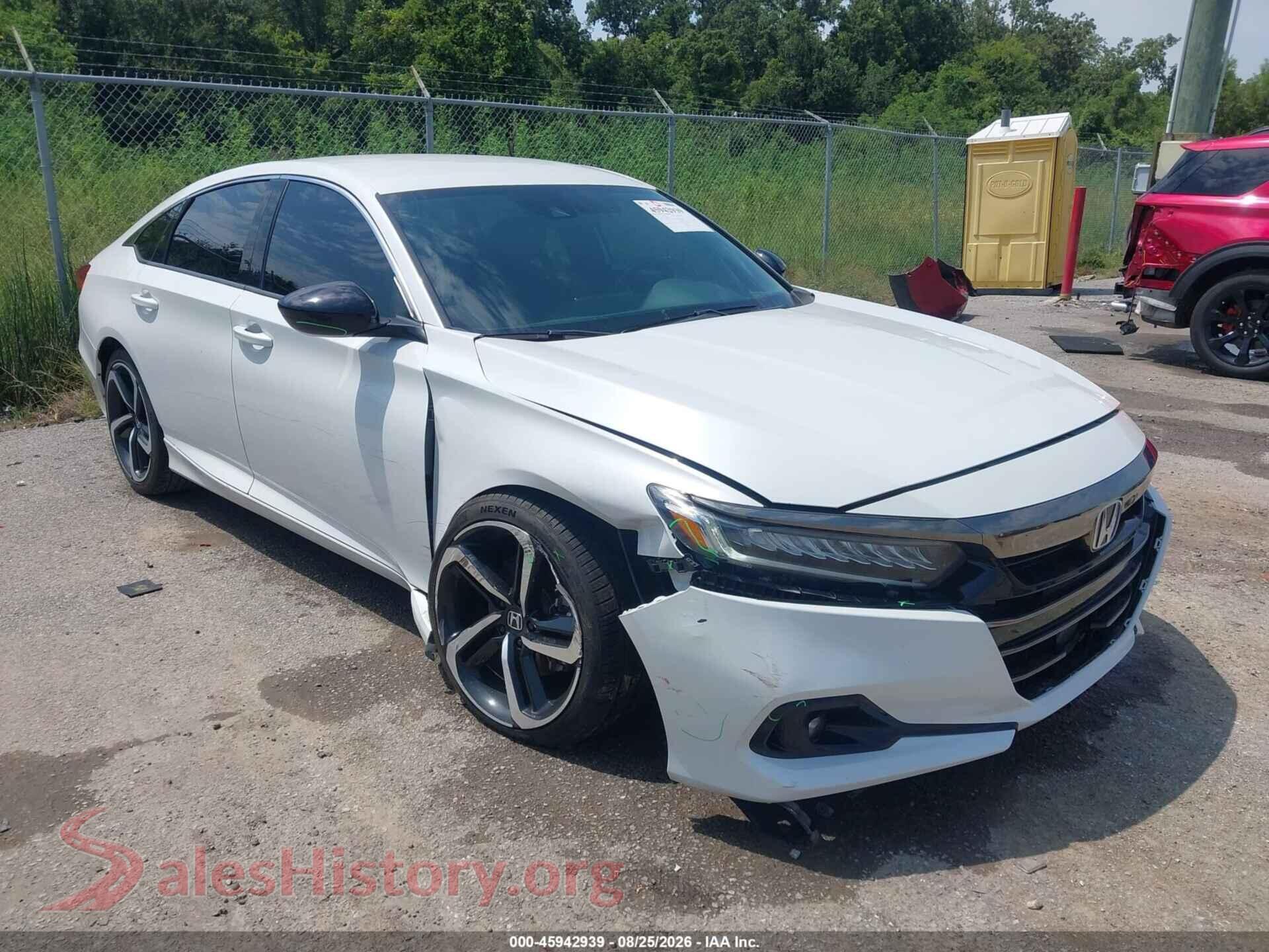 2022 HONDA ACCORD HYBRID — VIN 1HGCV3F23NA002952