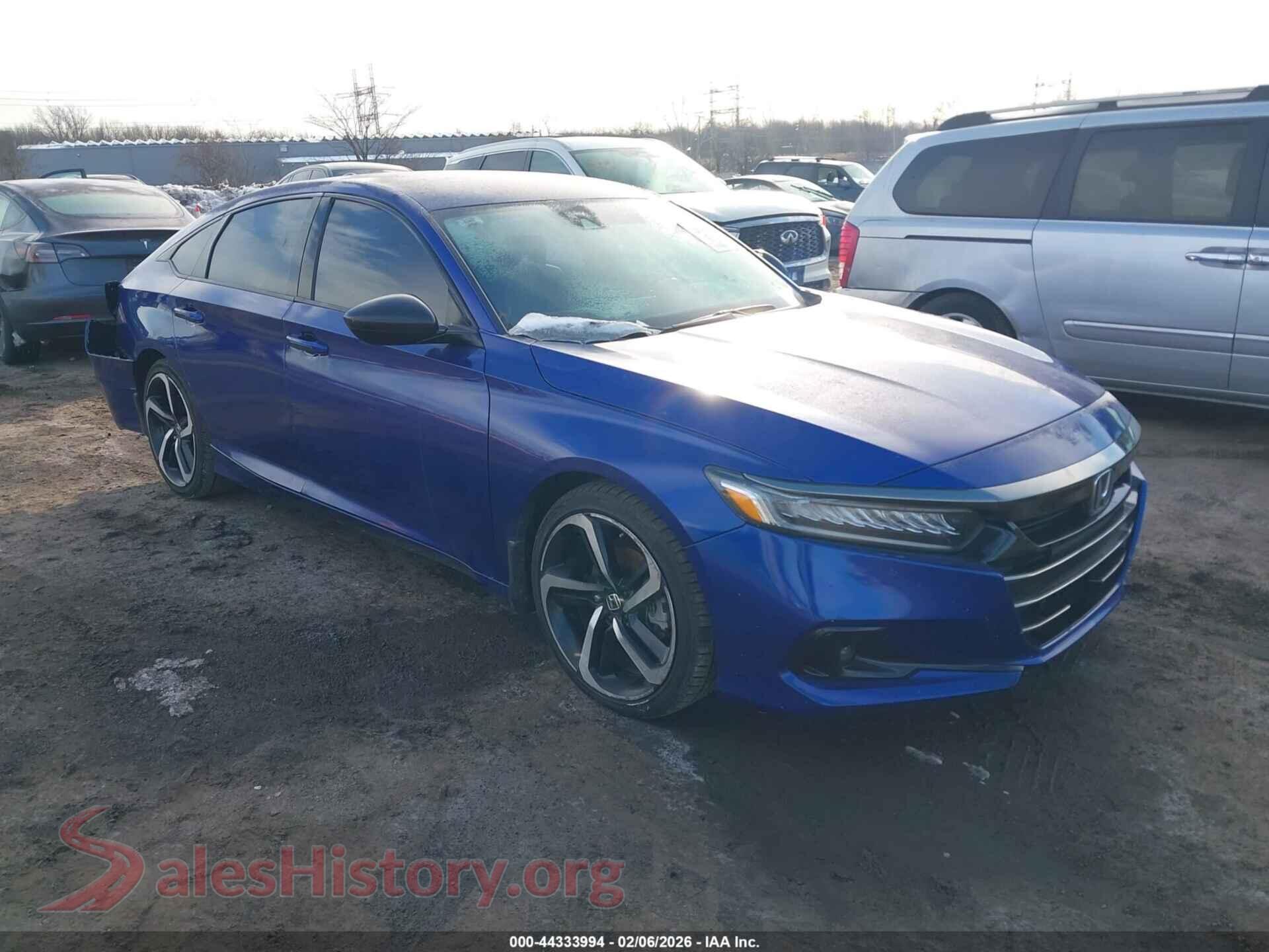 2022 HONDA ACCORD — VIN 1HGCV3F24NA012468