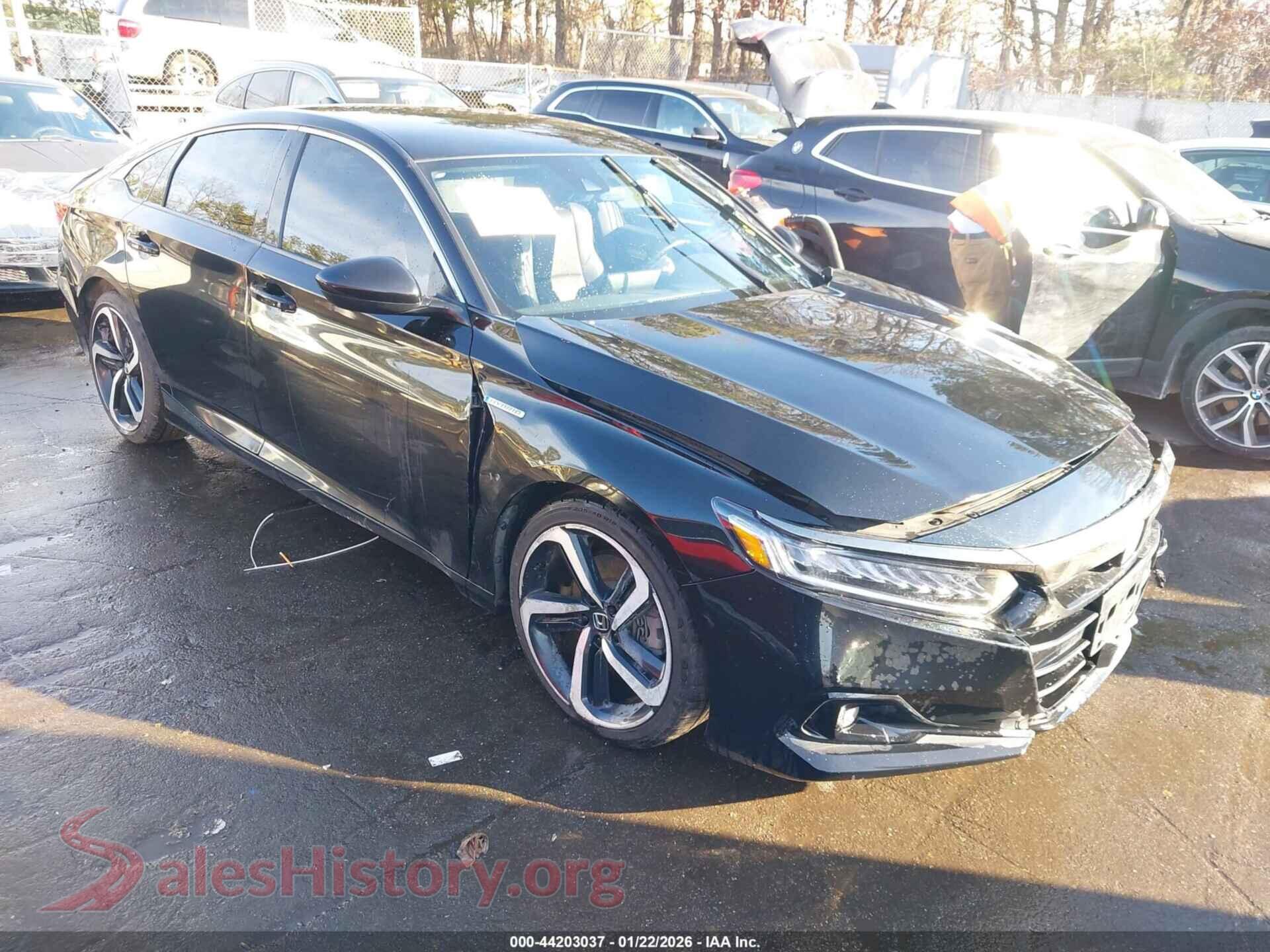 2022 HONDA ACCORD HYBRID — VIN 1HGCV3F26NA044046