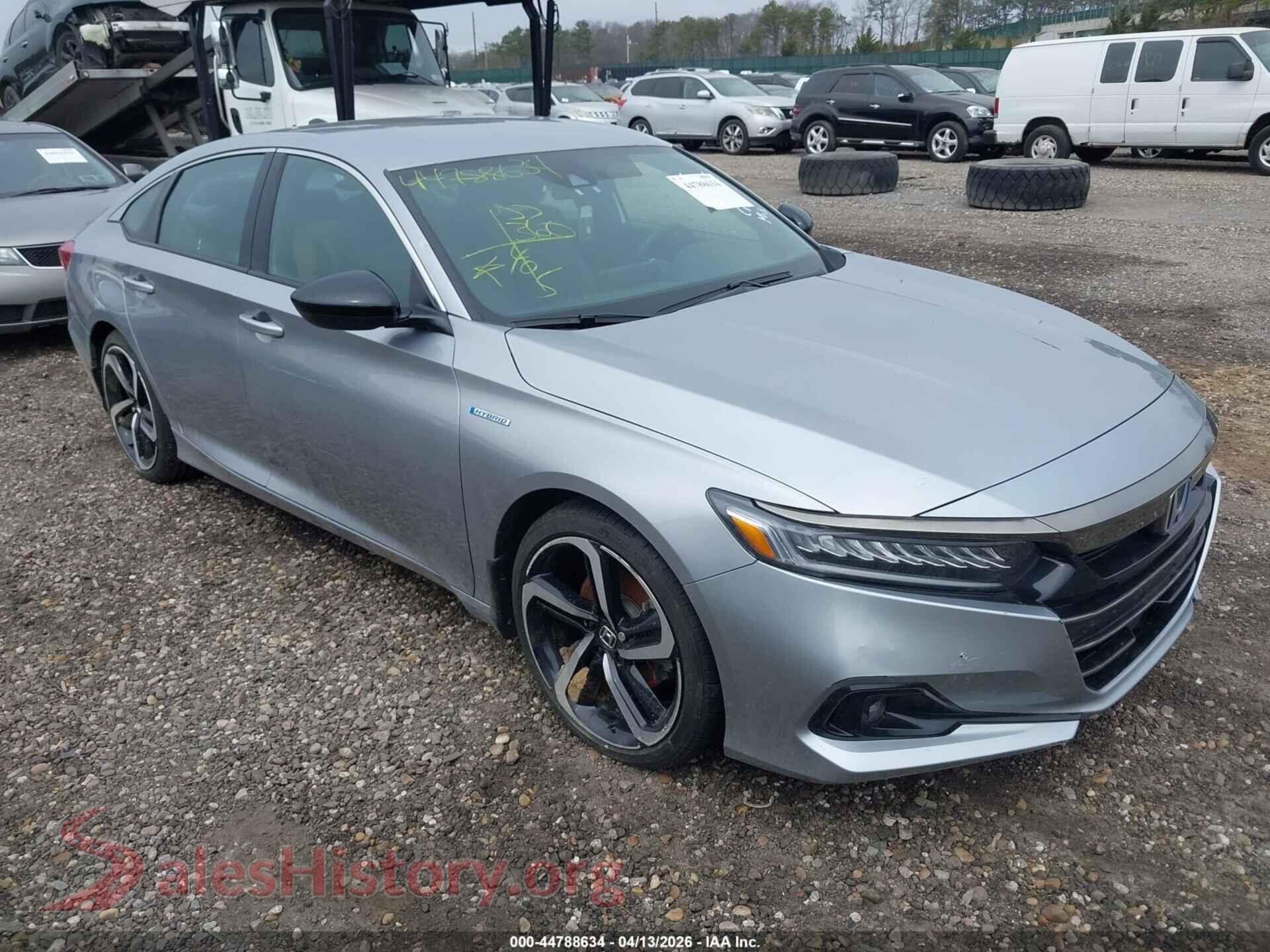 2022 HONDA ACCORD HYBRID — VIN 1HGCV3F27NA033895
