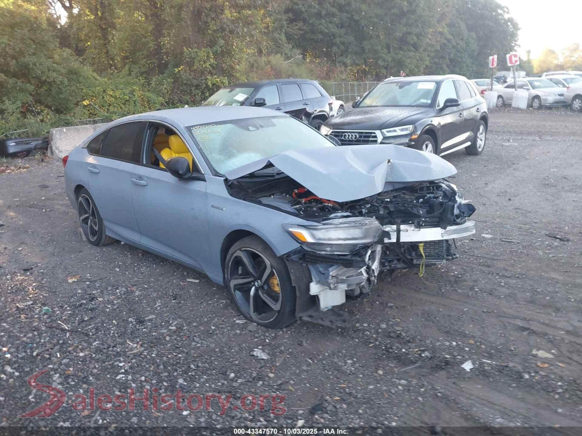 2022 HONDA ACCORD HYBRID — VIN 1HGCV3F29NA032702
