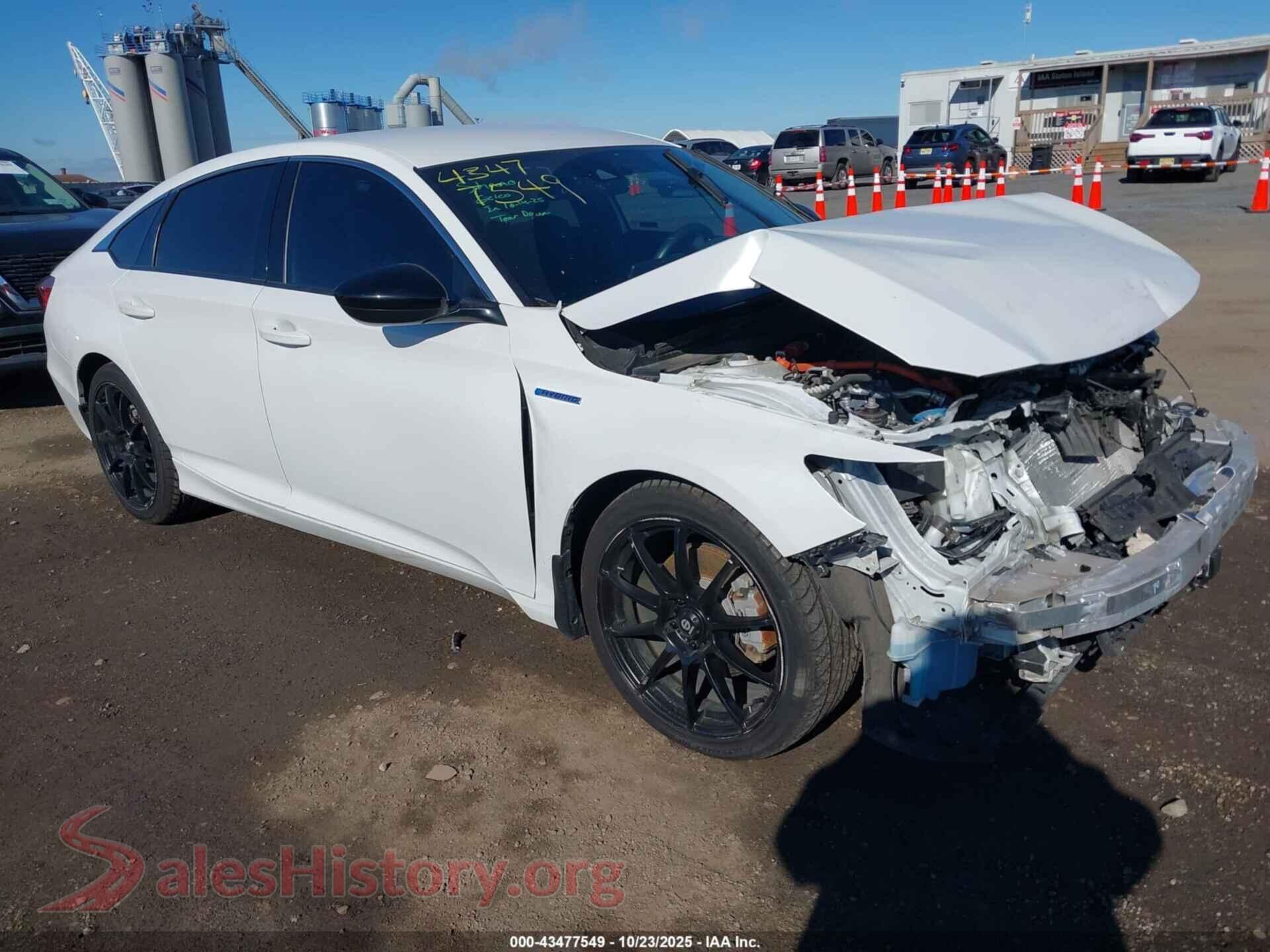 2022 HONDA ACCORD HYBRID — VIN 1HGCV3F2XNA035950
