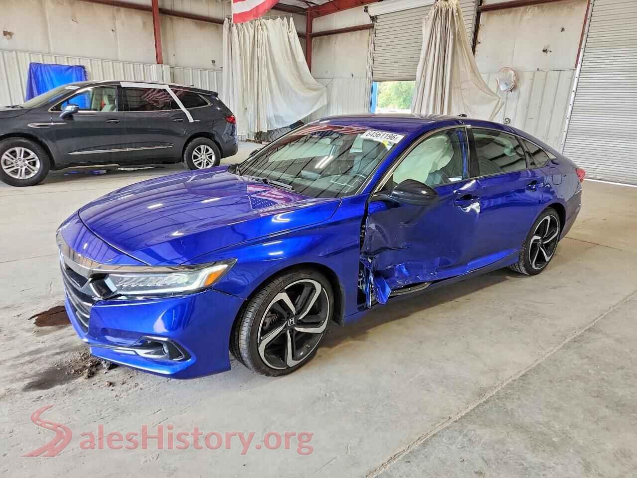 2022 HONDA ACCORD — VIN 1HGCV3F2XNA044504
