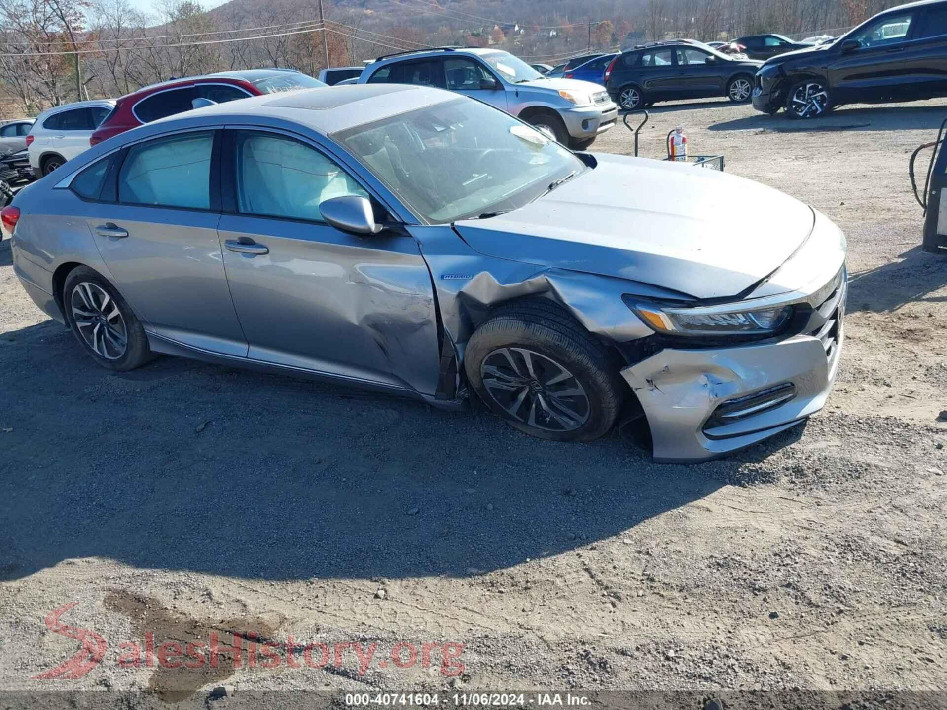 2018 HONDA ACCORD HYBRID — VIN 1HGCV3F41JA013508