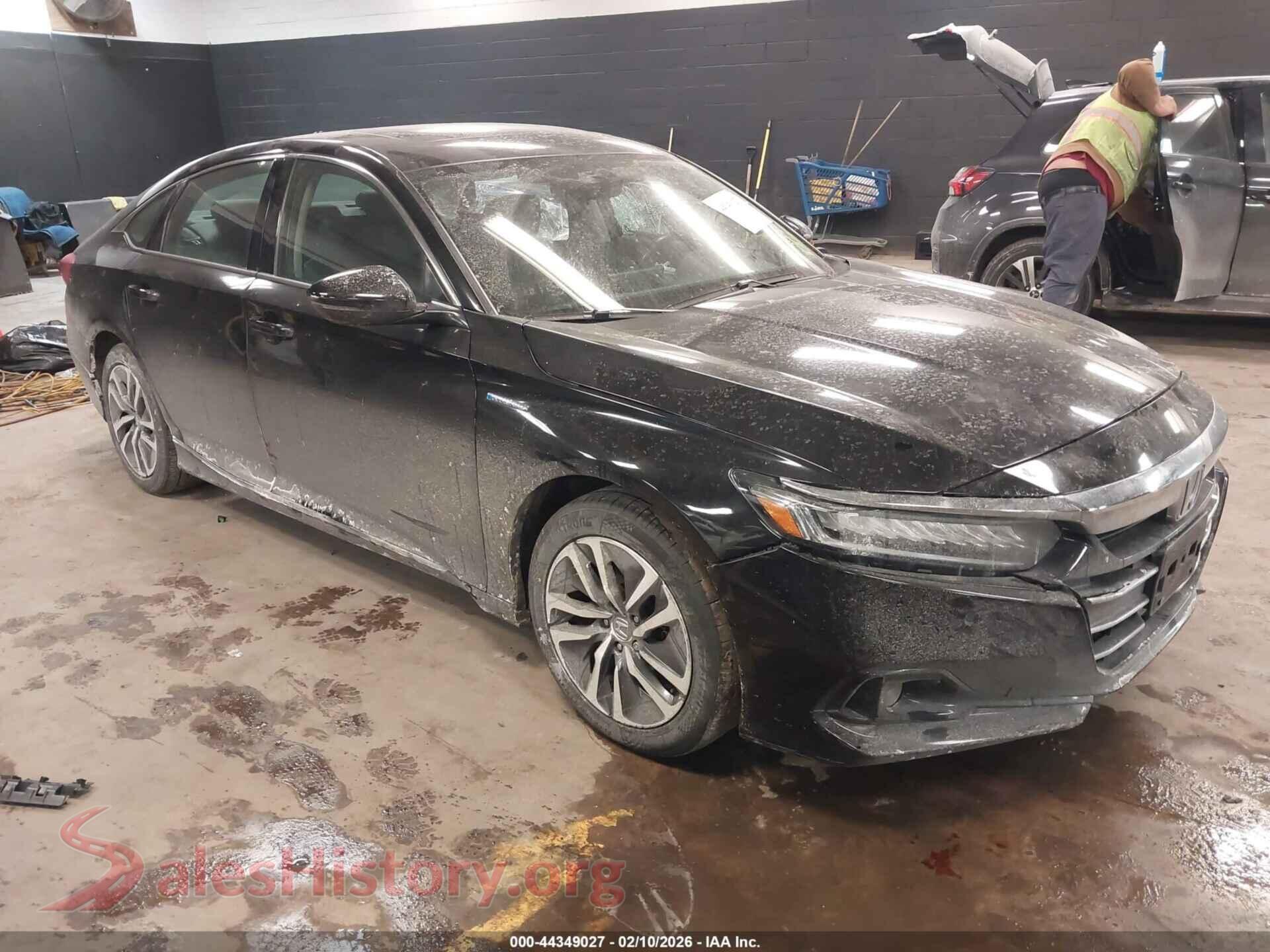 2022 HONDA ACCORD HYBRID — VIN 1HGCV3F50NA006614