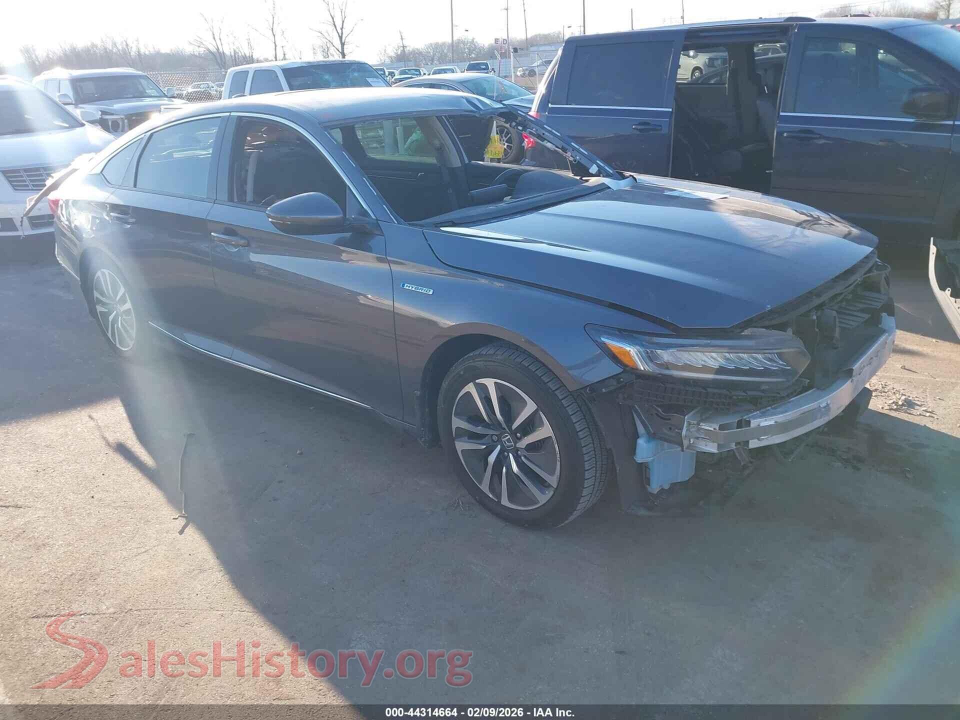 2022 HONDA ACCORD HYBRID — VIN 1HGCV3F51NA027651