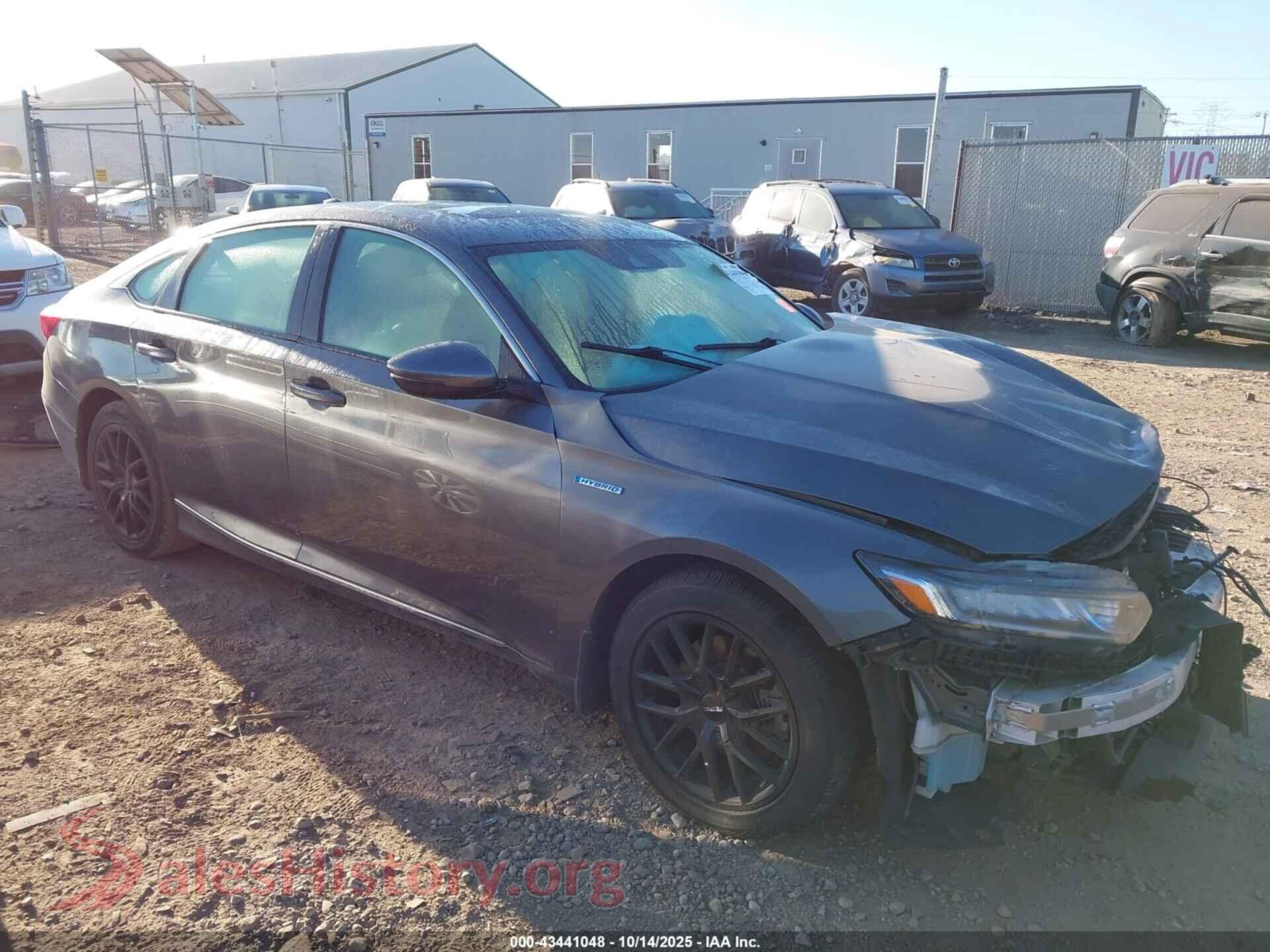 2019 HONDA ACCORD HYBRID — VIN 1HGCV3F5XKA002467