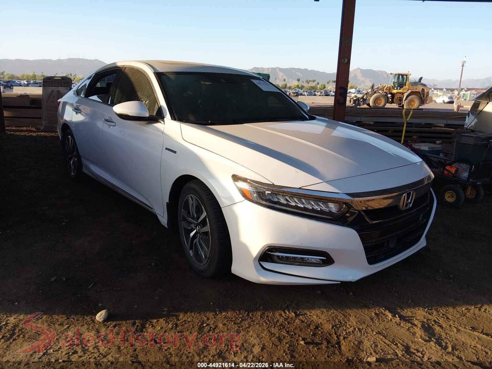 2020 HONDA ACCORD HYBRID — VIN 1HGCV3F92LA010437