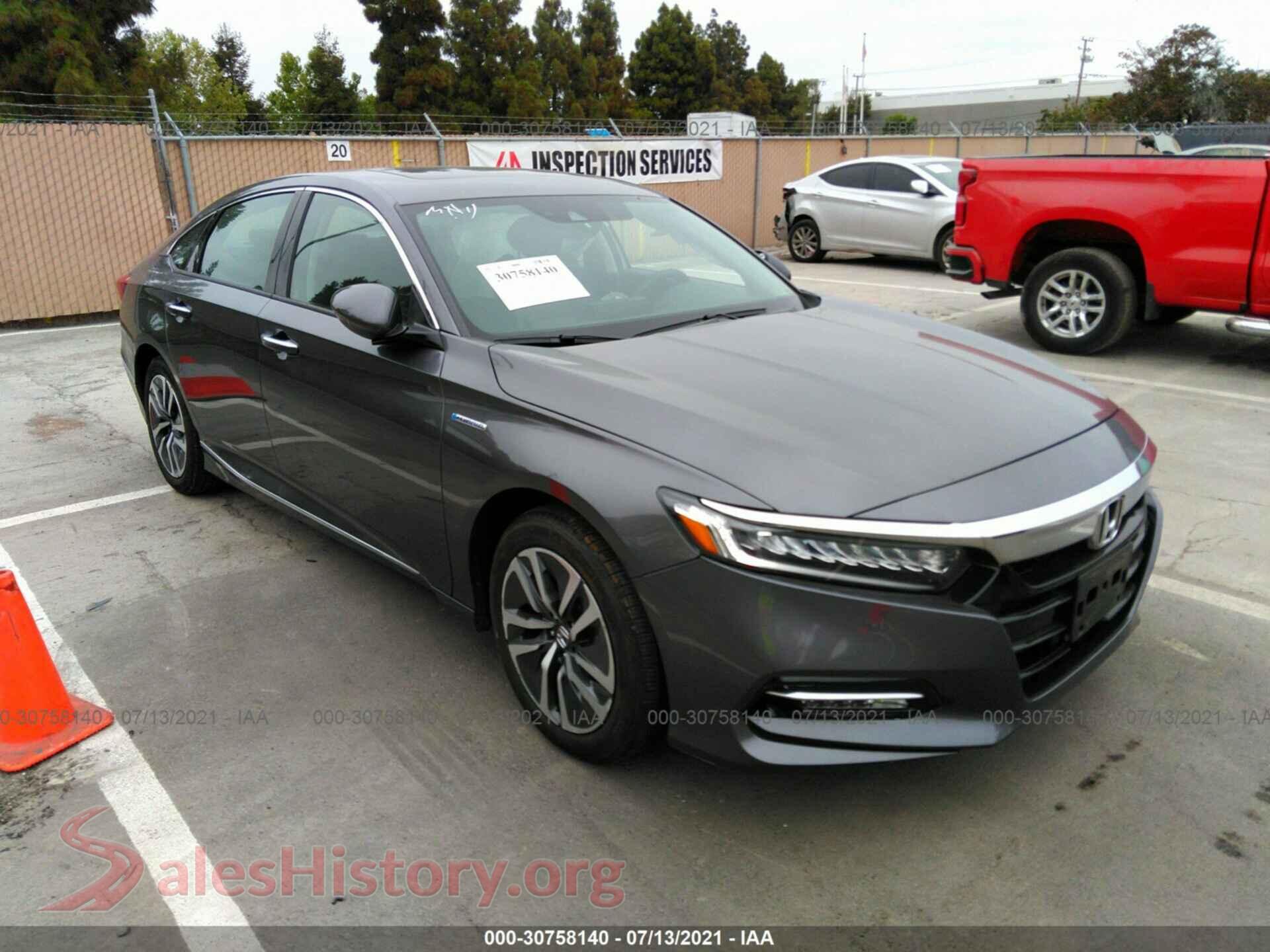 2018 HONDA ACCORD HYBRID — VIN 1HGCV3F97JA012424