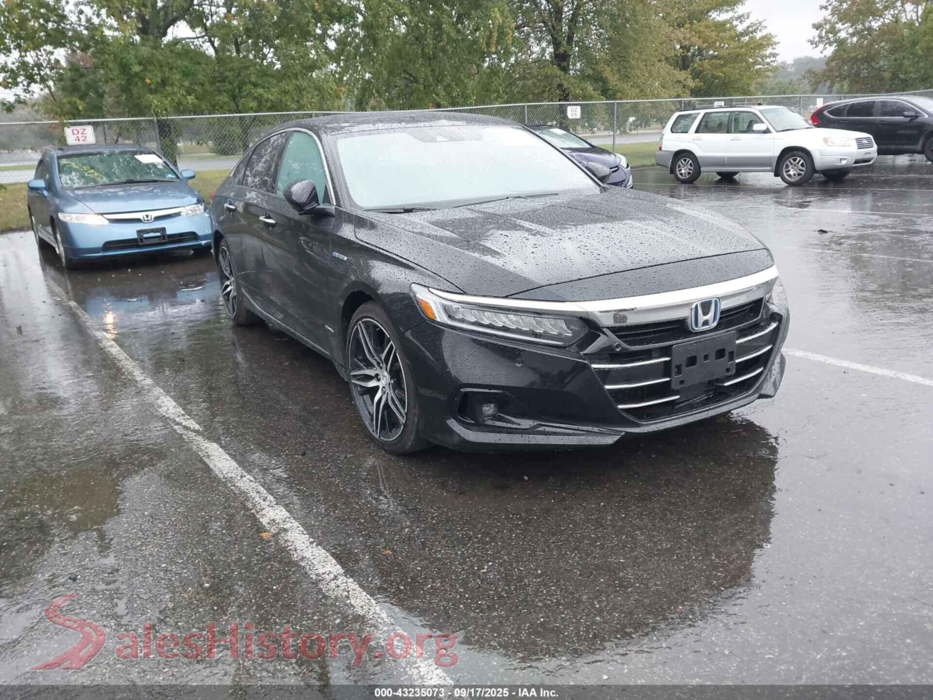 2021 HONDA ACCORD HYBRID — VIN 1HGCV3F9XMA013300