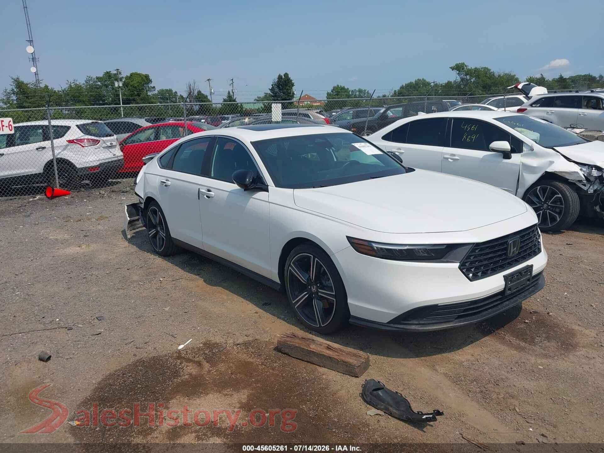 2024 HONDA ACCORD HYBRID — VIN 1HGCY2F51RA008105