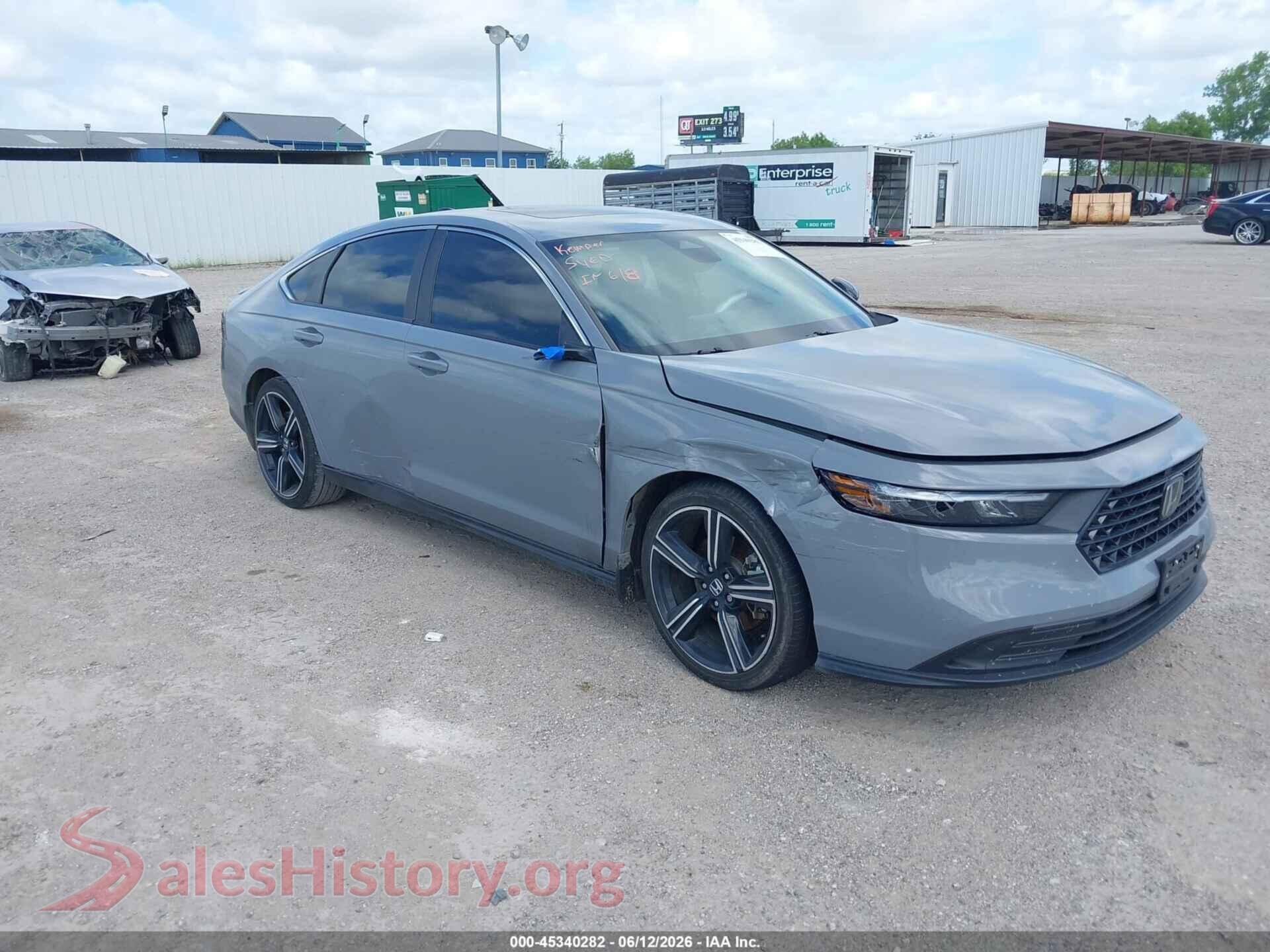 2024 HONDA ACCORD HYBRID — VIN 1HGCY2F51RA058034