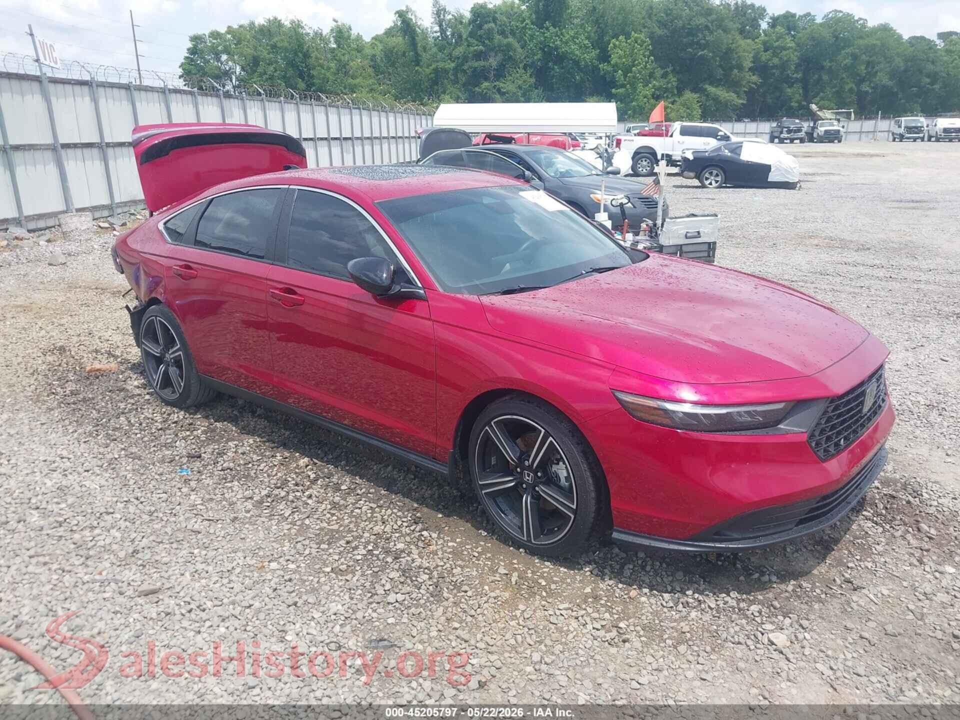 2023 HONDA ACCORD HYBRID — VIN 1HGCY2F54PA063466