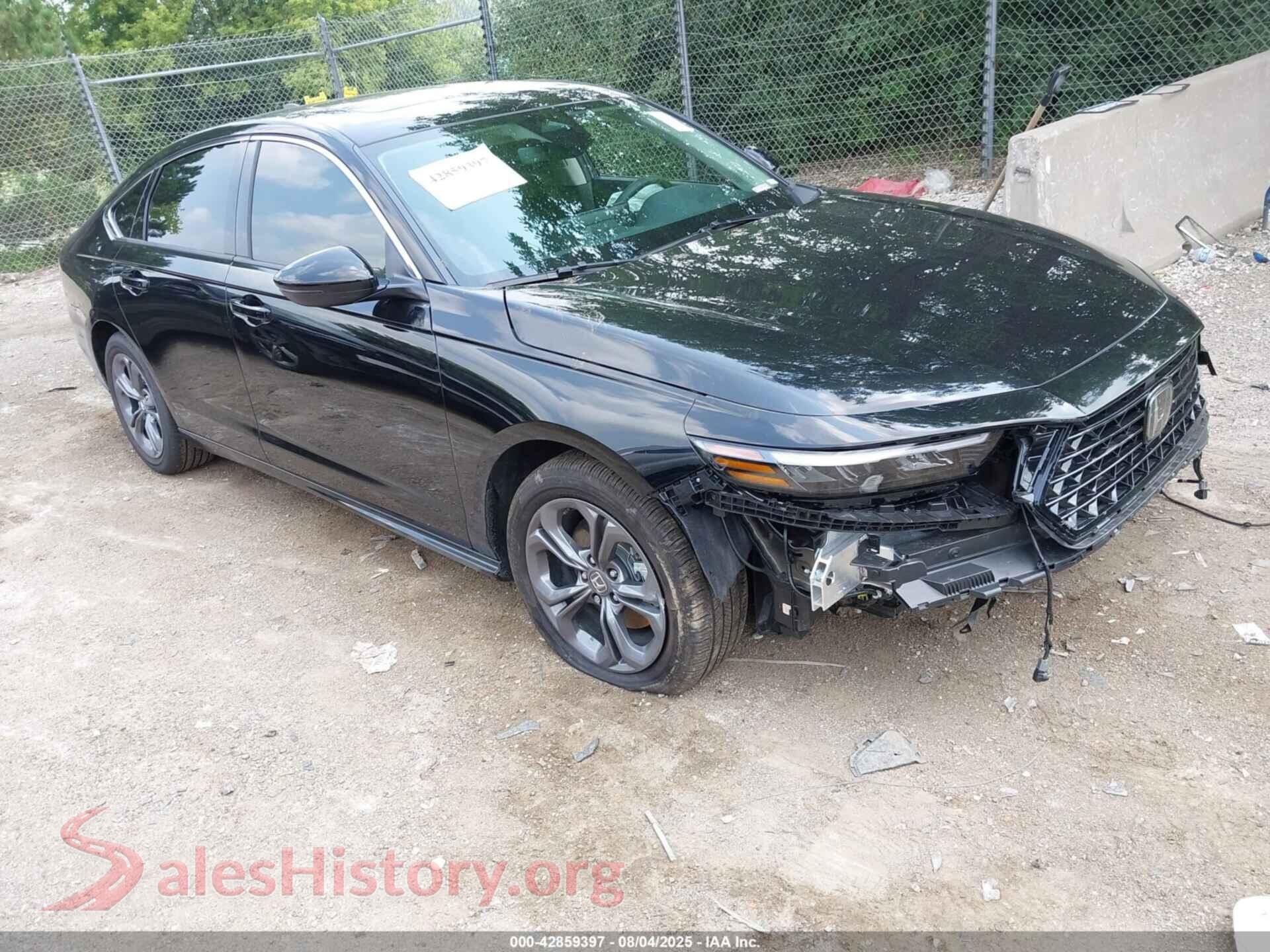 2025 HONDA ACCORD — VIN 1HGCY2F65SA045074