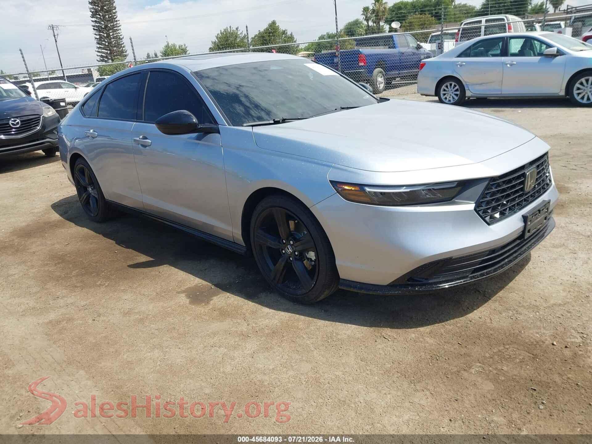 2025 HONDA ACCORD HYBRID — VIN 1HGCY2F77SA083642