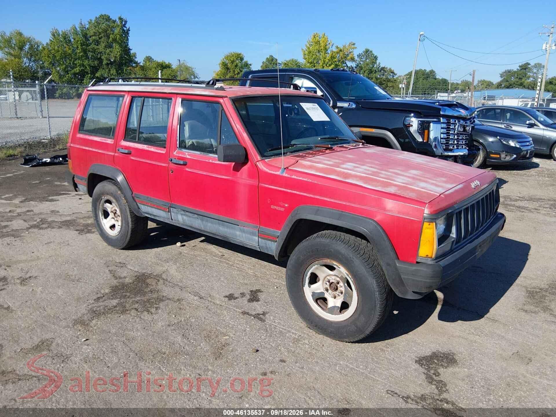 1993 JEEP CHEROKEE — VIN 1J4FJ68S5PL597617