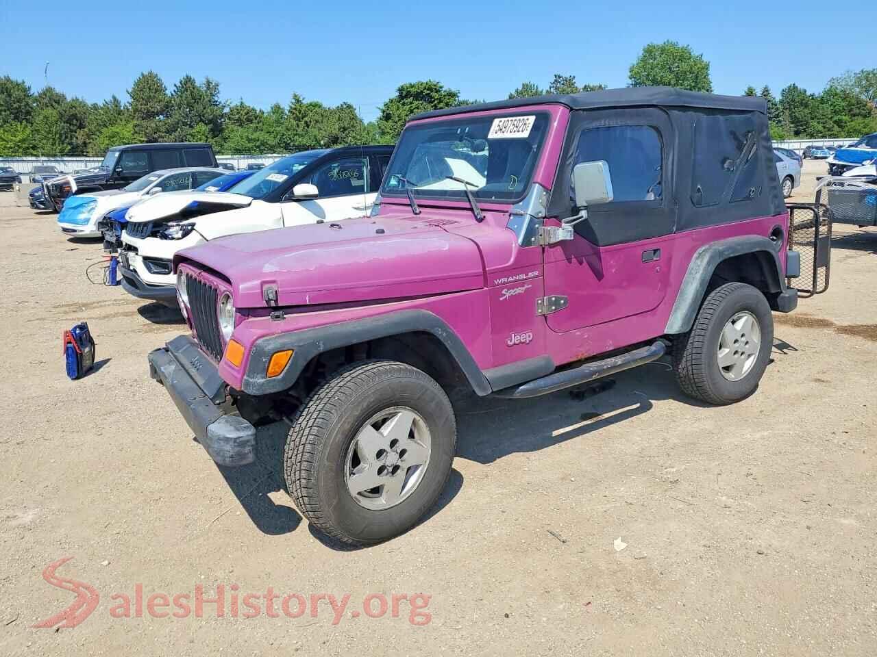 1997 JEEP WRANGLER — VIN 1J4FY29P0VP428612