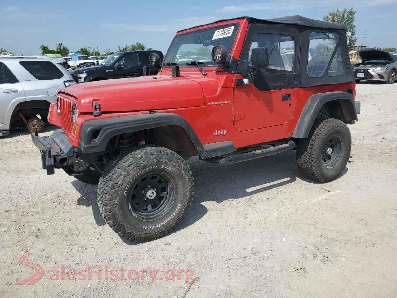 1997 JEEP WRANGLER — VIN 1J4FY29P7VP401830