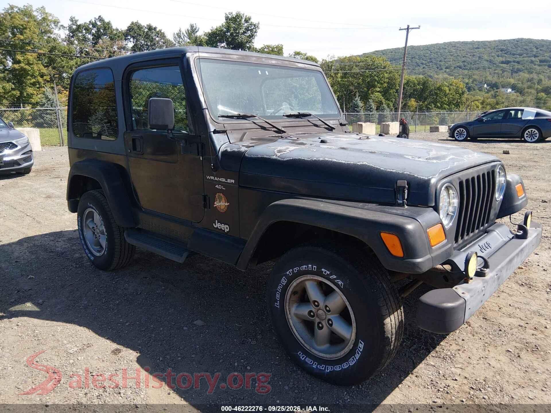 1997 JEEP WRANGLER — VIN 1J4FY49S9VP508958