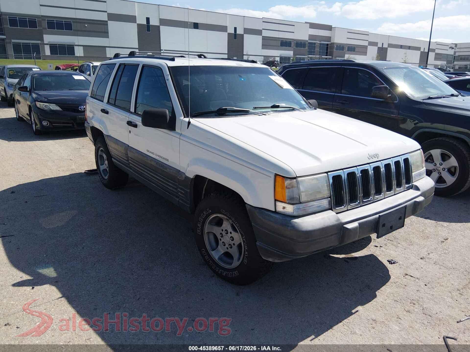 1996 JEEP GRAND CHEROKEE — VIN 1J4GZ58S7TC334644