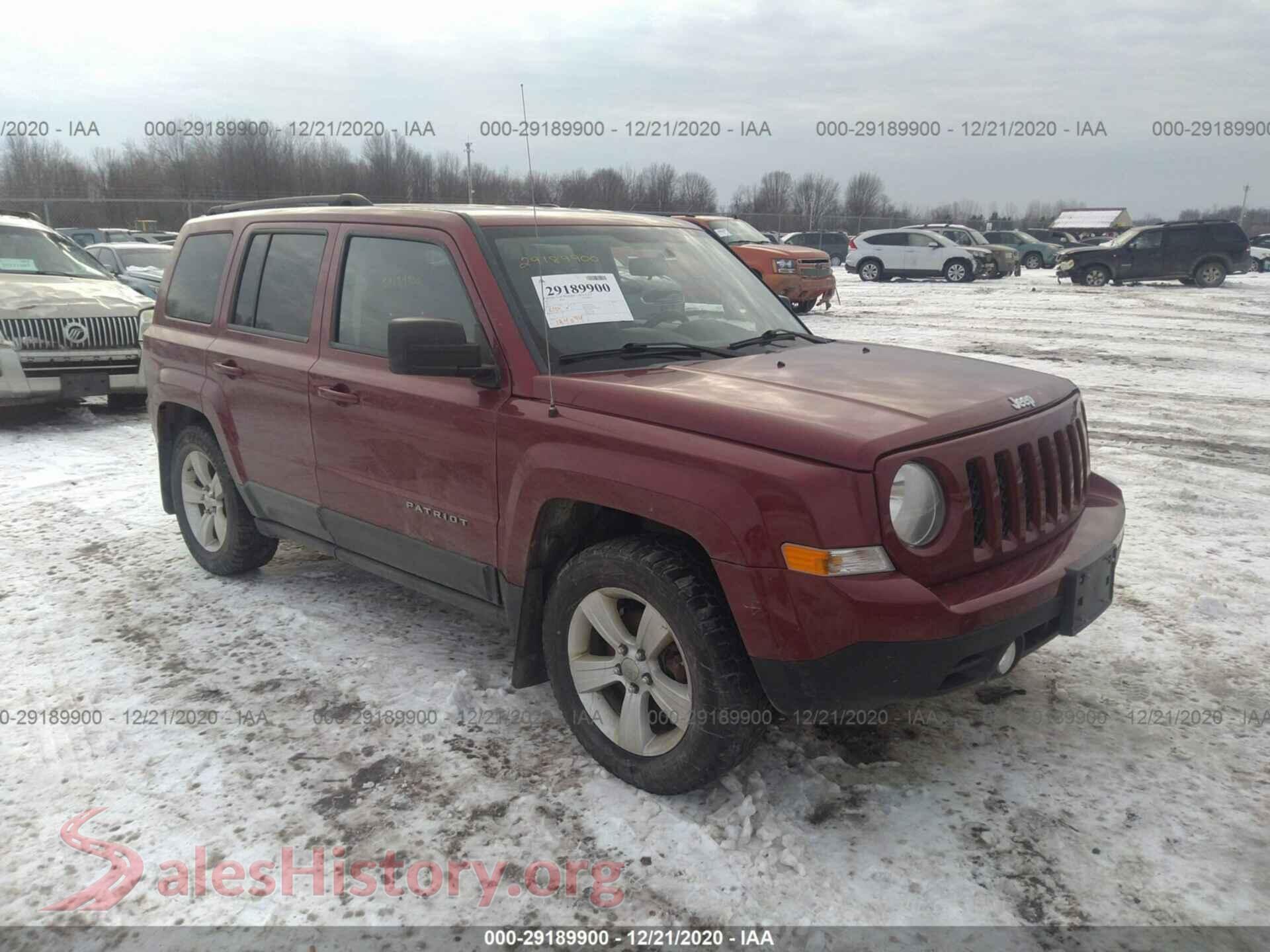 2011 JEEP PATRIOT — VIN 1J4NF1GB4BD141984