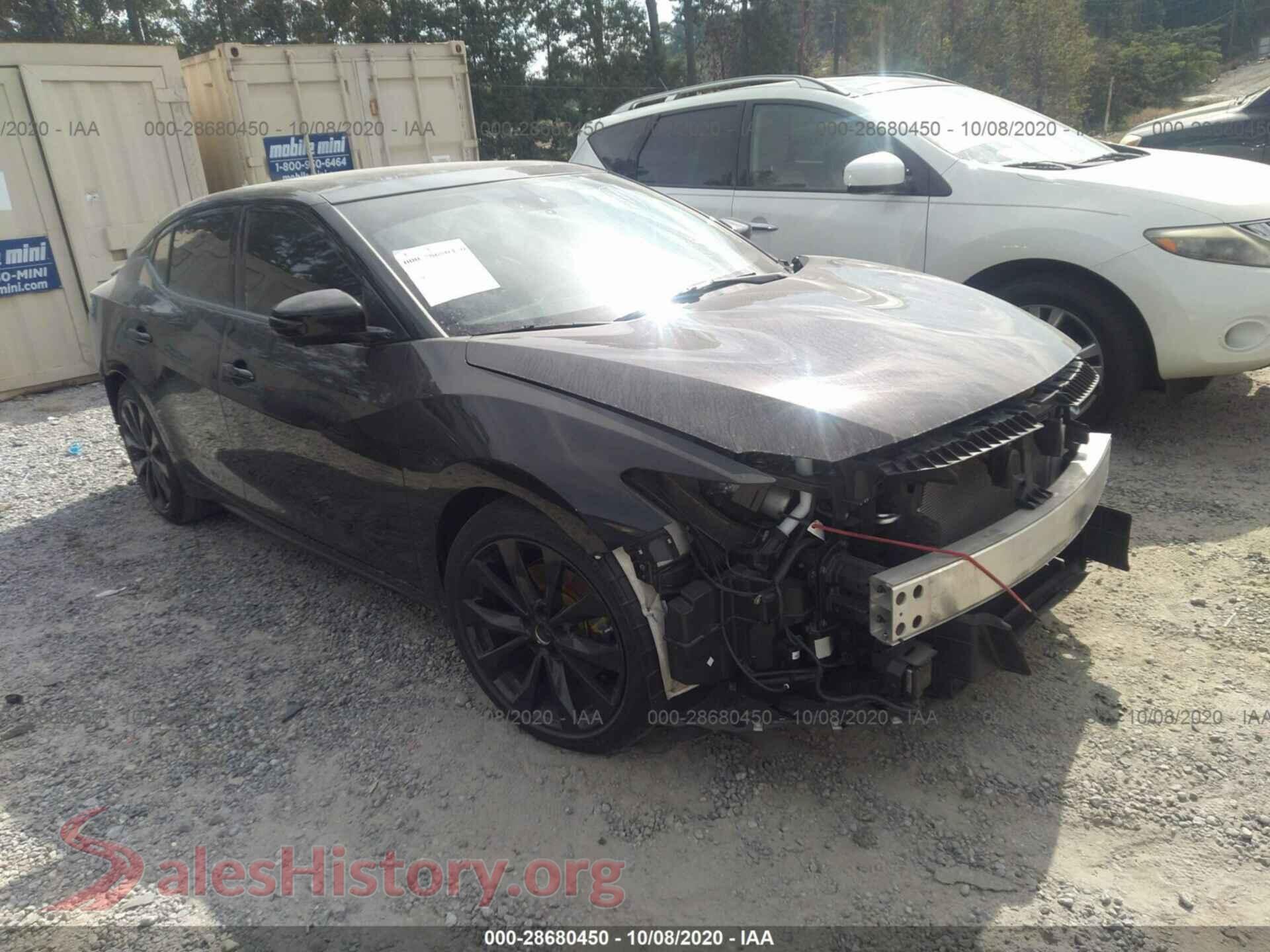 2017 NISSAN MAXIMA — VIN 1N4AA6APXHC407999