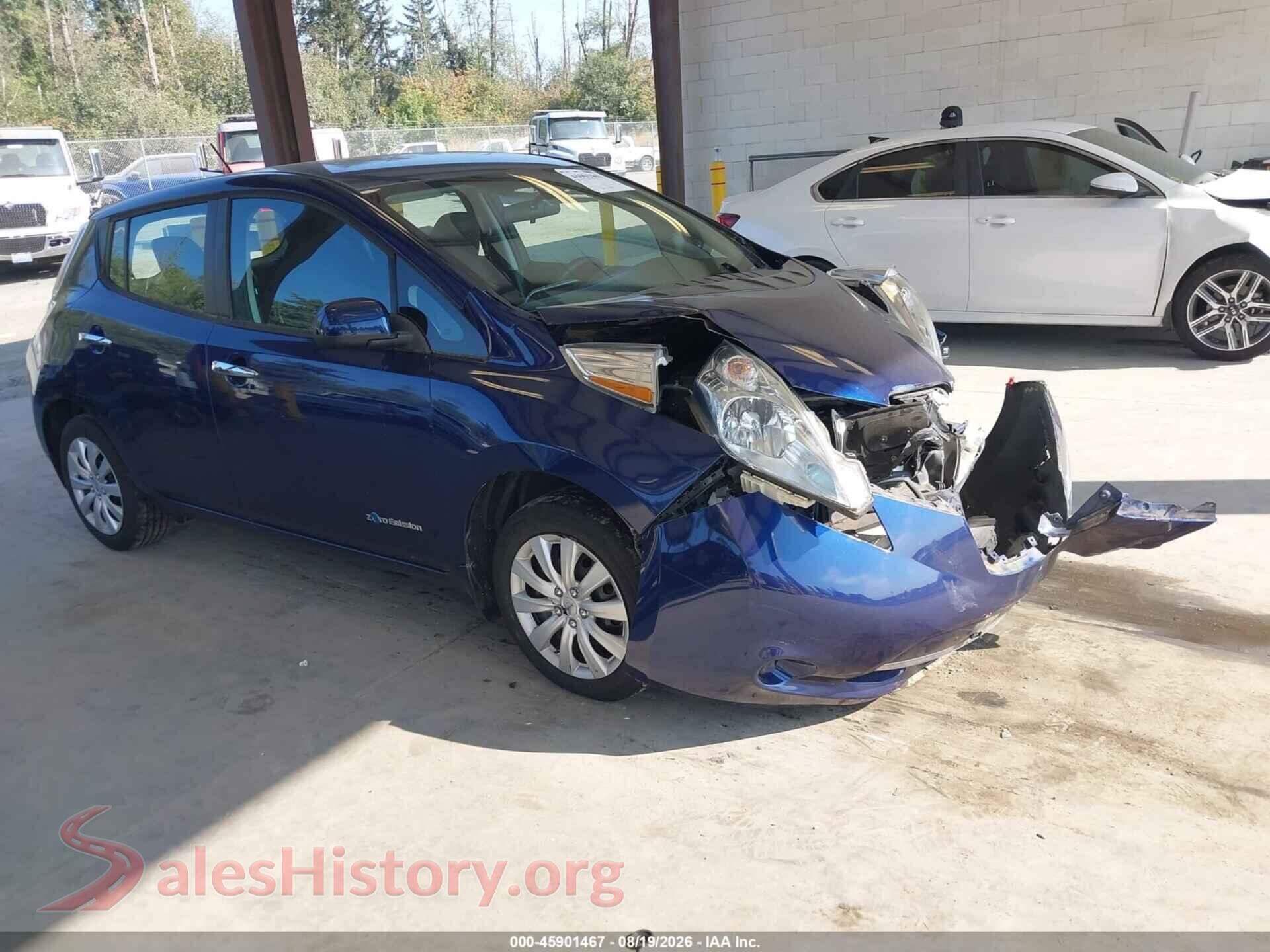 2016 NISSAN LEAF — VIN 1N4AZ0CP6GC300112
