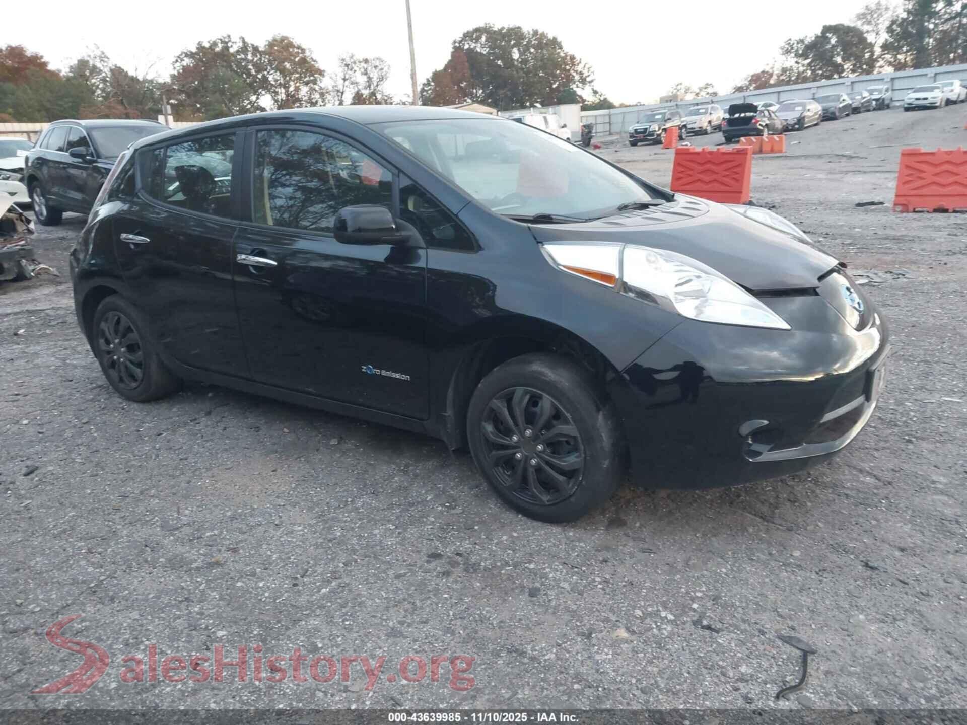 2017 NISSAN LEAF — VIN 1N4BZ0CP1HC302551