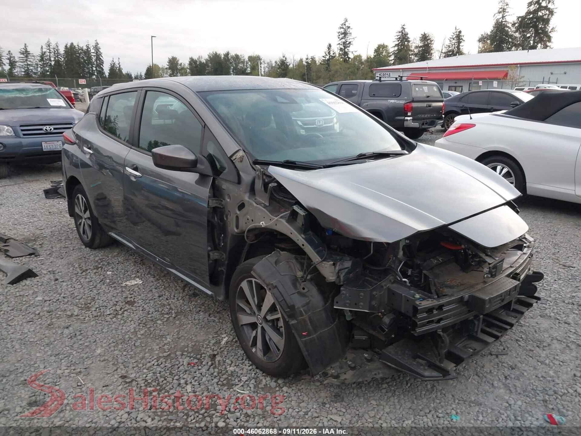 2022 NISSAN LEAF — VIN 1N4BZ1BV2NC553435