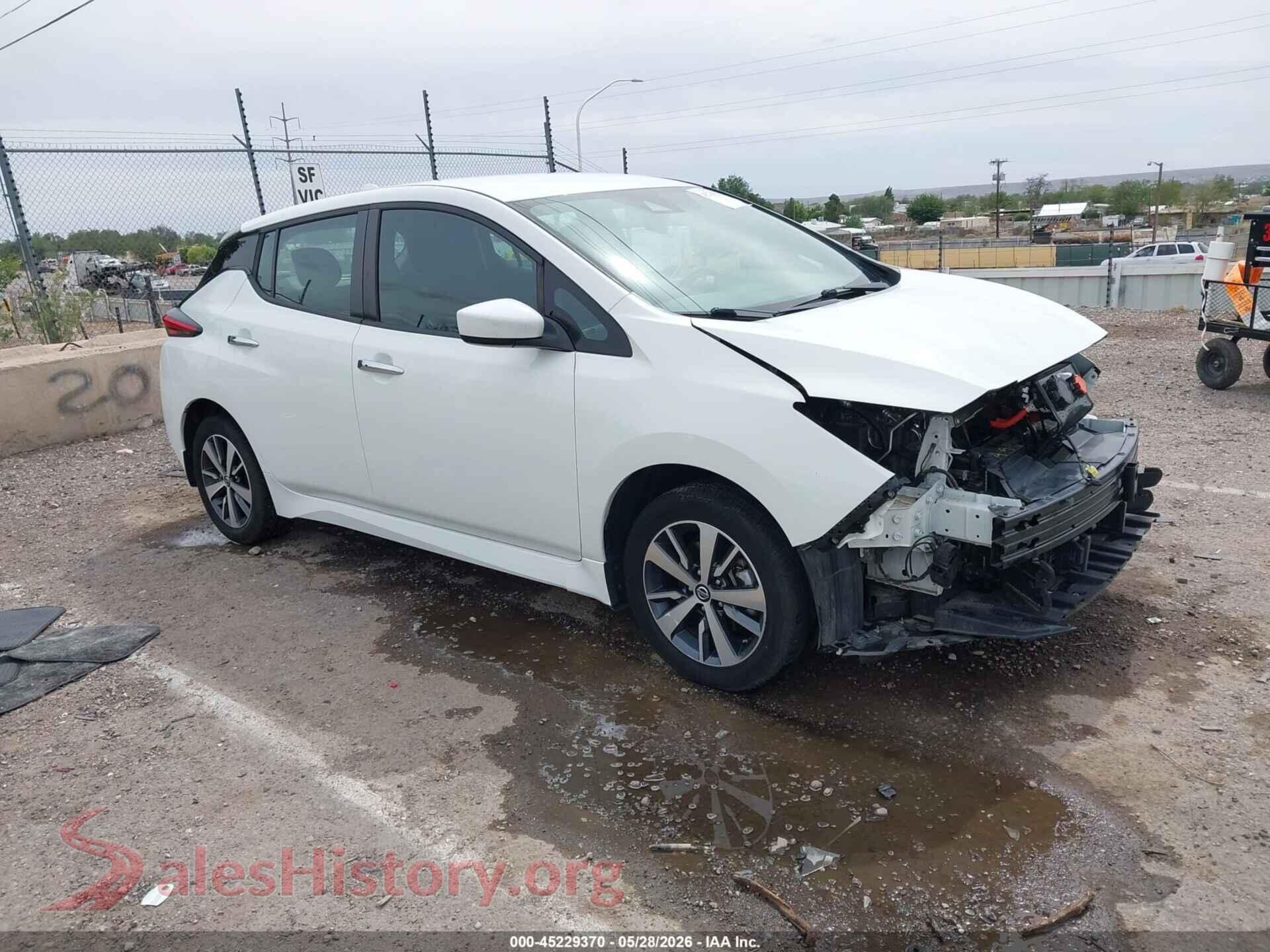 2022 NISSAN LEAF — VIN 1N4BZ1BVXNC550024