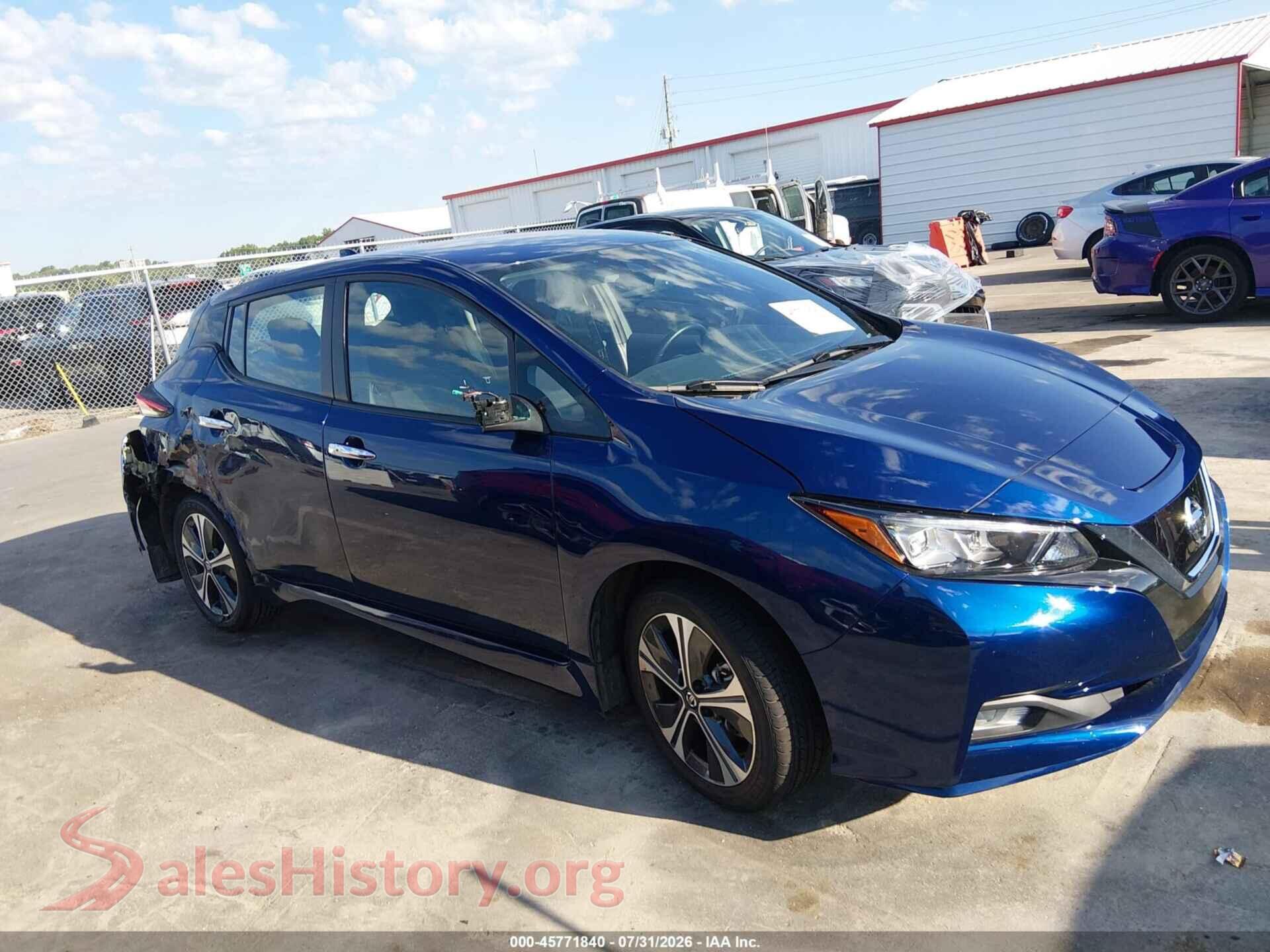 2022 NISSAN LEAF — VIN 1N4BZ1CV2NC559749