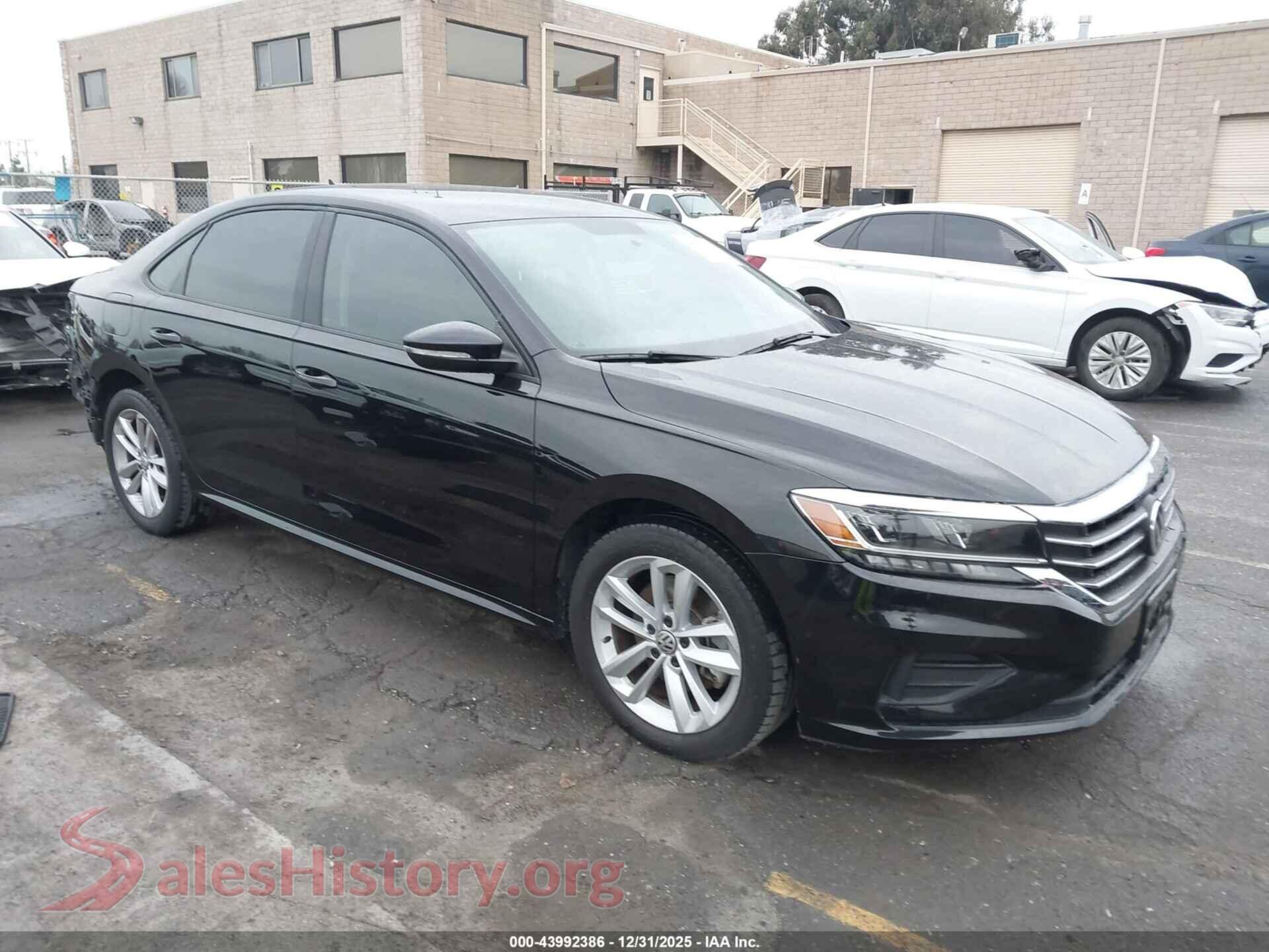 2021 VOLKSWAGEN PASSAT — VIN 1VWAA7A34MC008672
