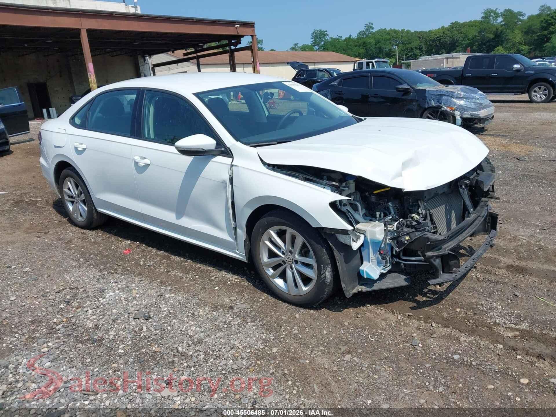 2021 VOLKSWAGEN PASSAT — VIN 1VWAA7A35MC016604