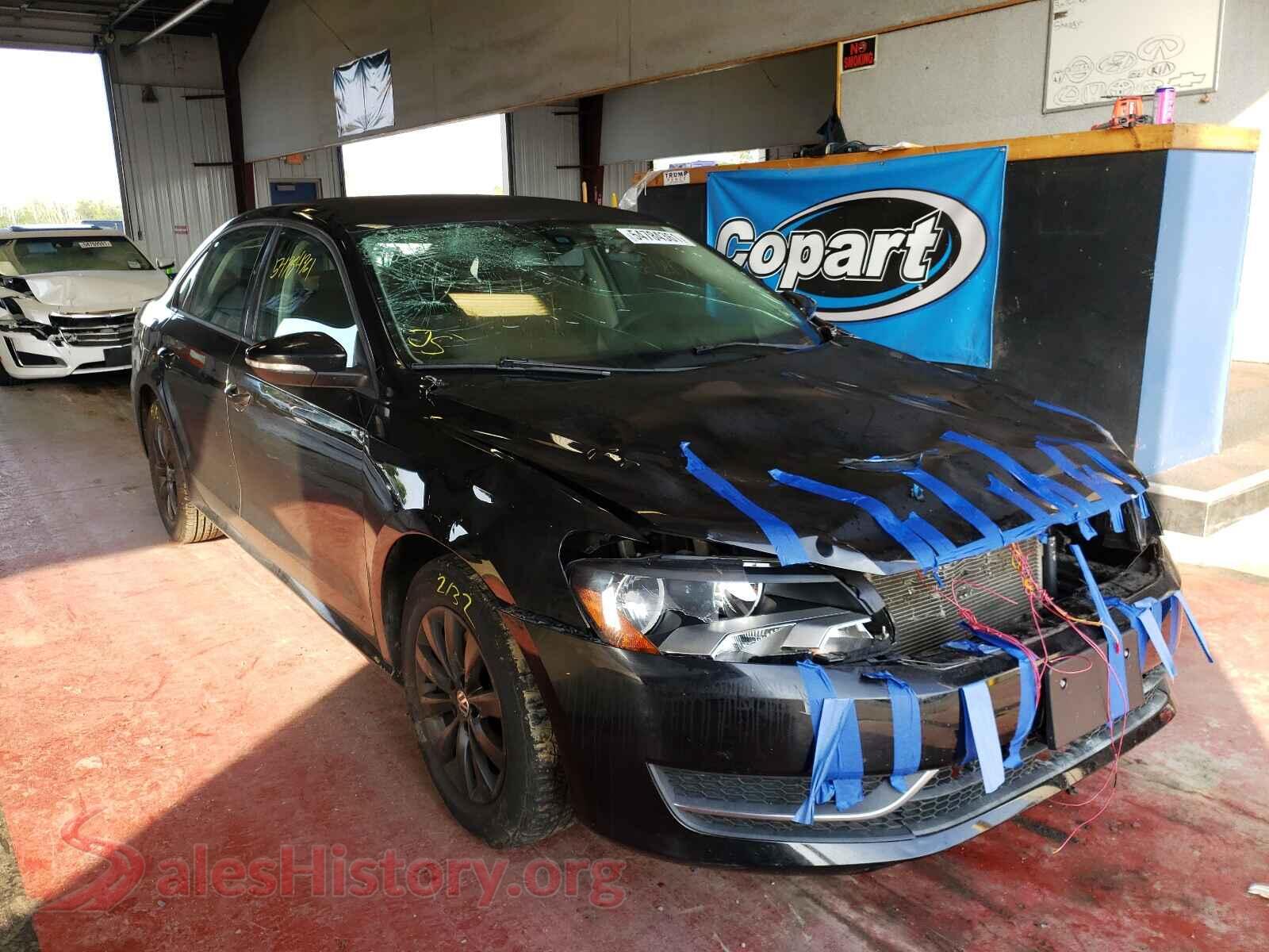 2012 VOLKSWAGEN PASSAT — VIN 1VWAP7A31CC027189