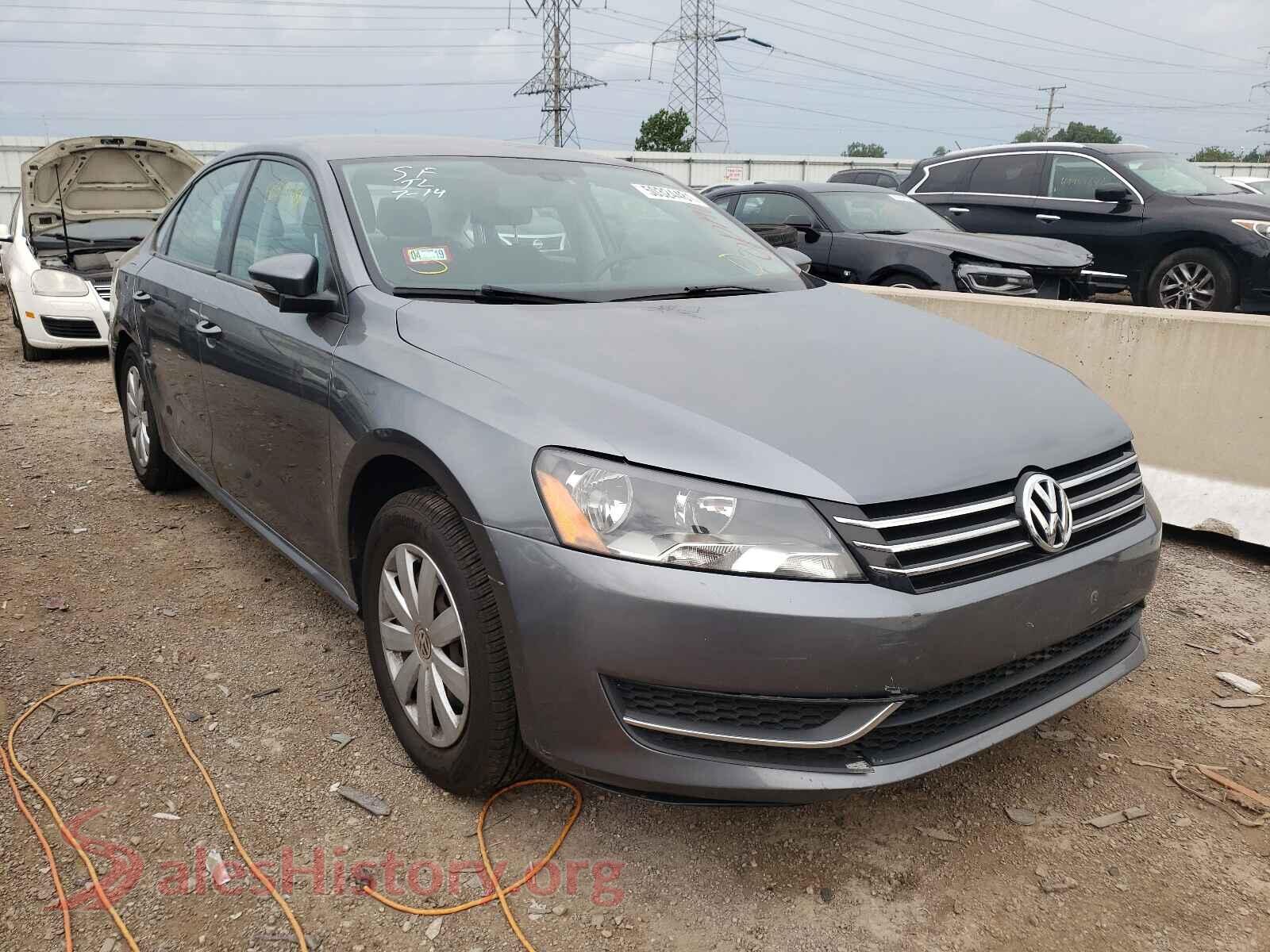 2012 VOLKSWAGEN PASSAT — VIN 1VWAP7A31CC087442