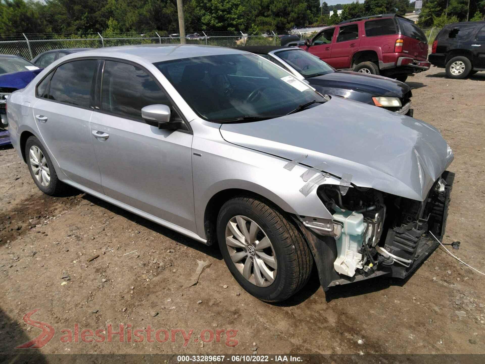 2014 VOLKSWAGEN PASSAT — VIN 1VWAP7A35EC015422