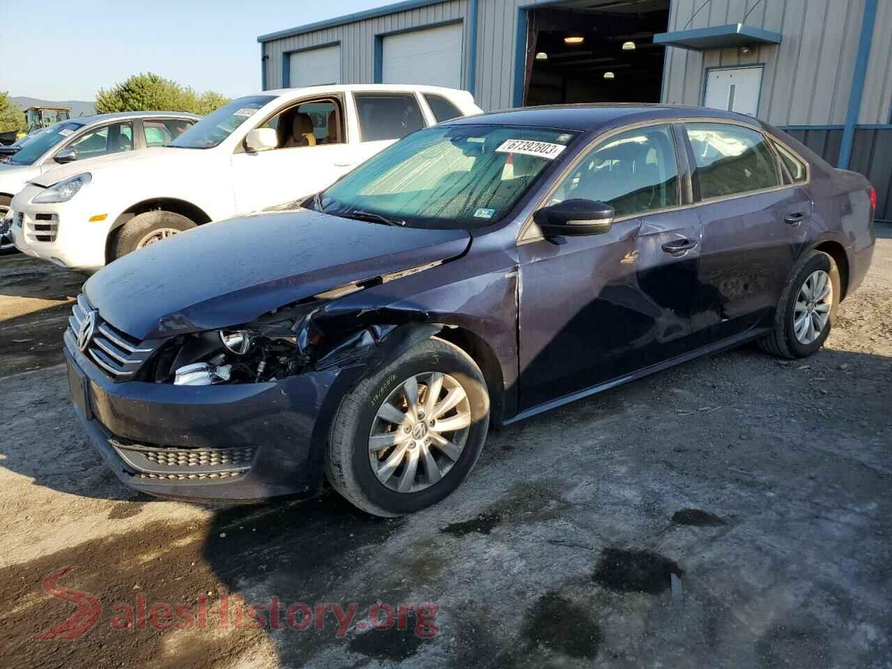 2014 VOLKSWAGEN PASSAT — VIN 1VWAP7A35EC018126