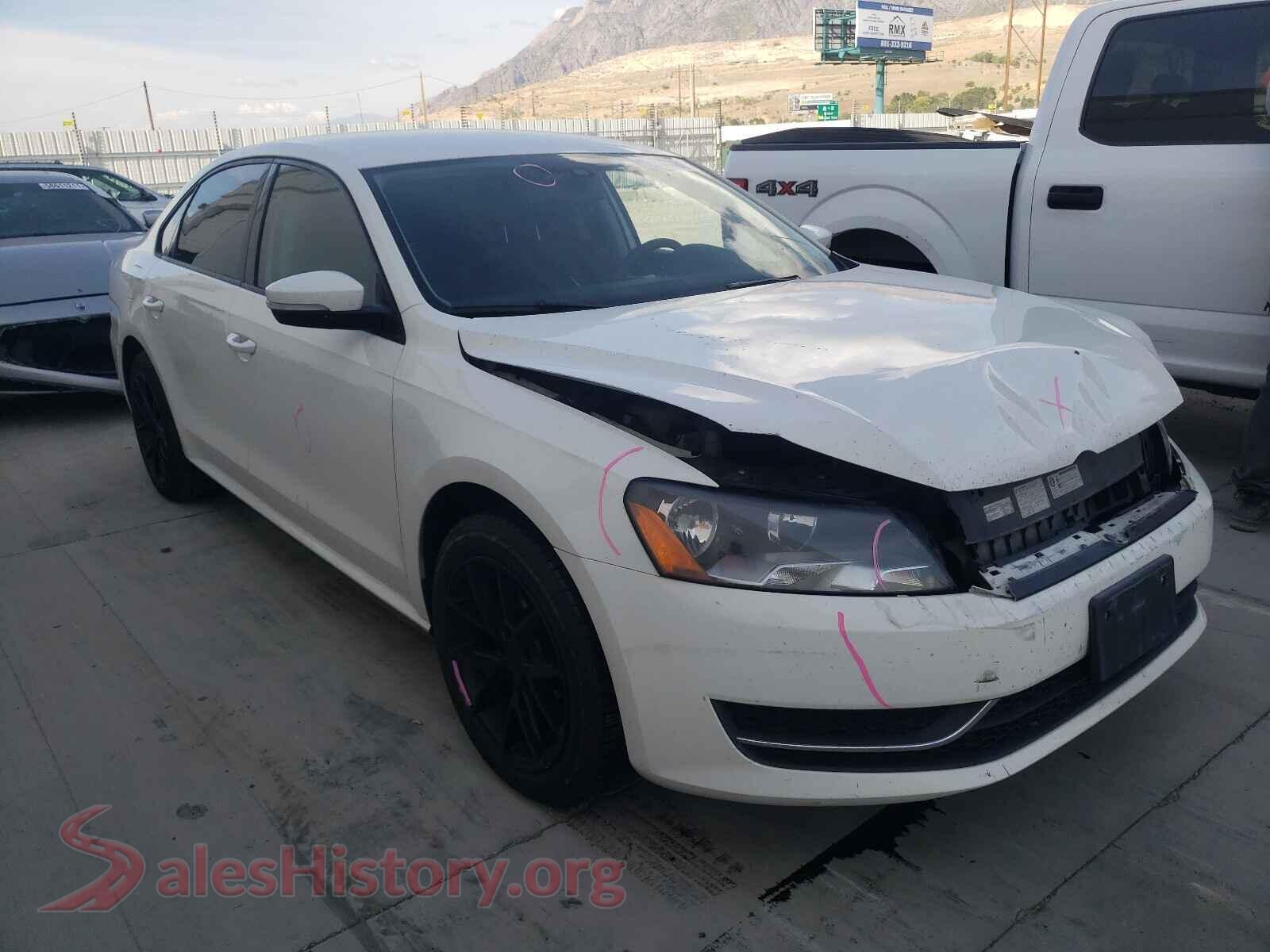 2013 VOLKSWAGEN PASSAT — VIN 1VWAP7A39DC136436