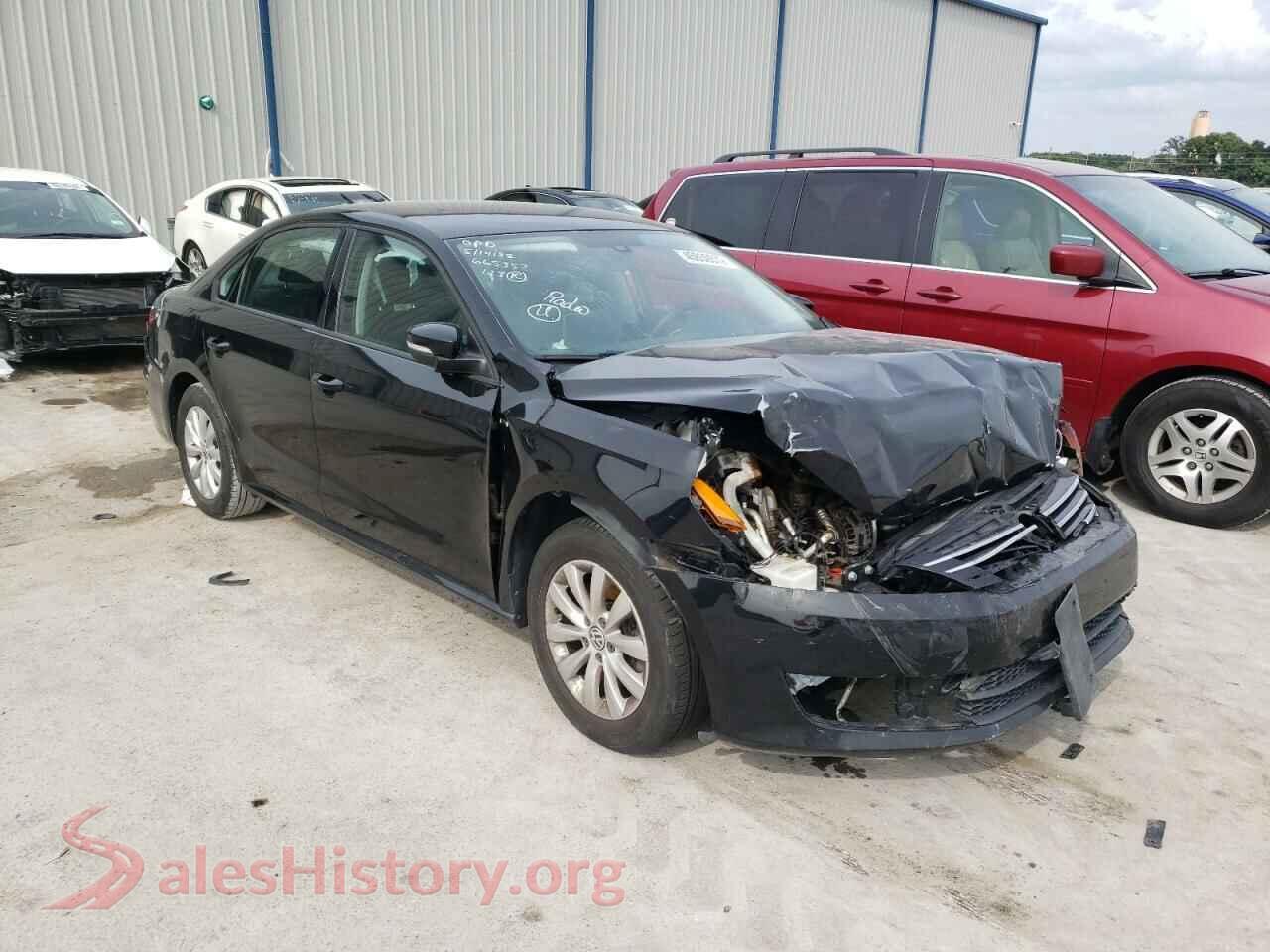 2014 VOLKSWAGEN PASSAT — VIN 1VWAS7A30EC108332