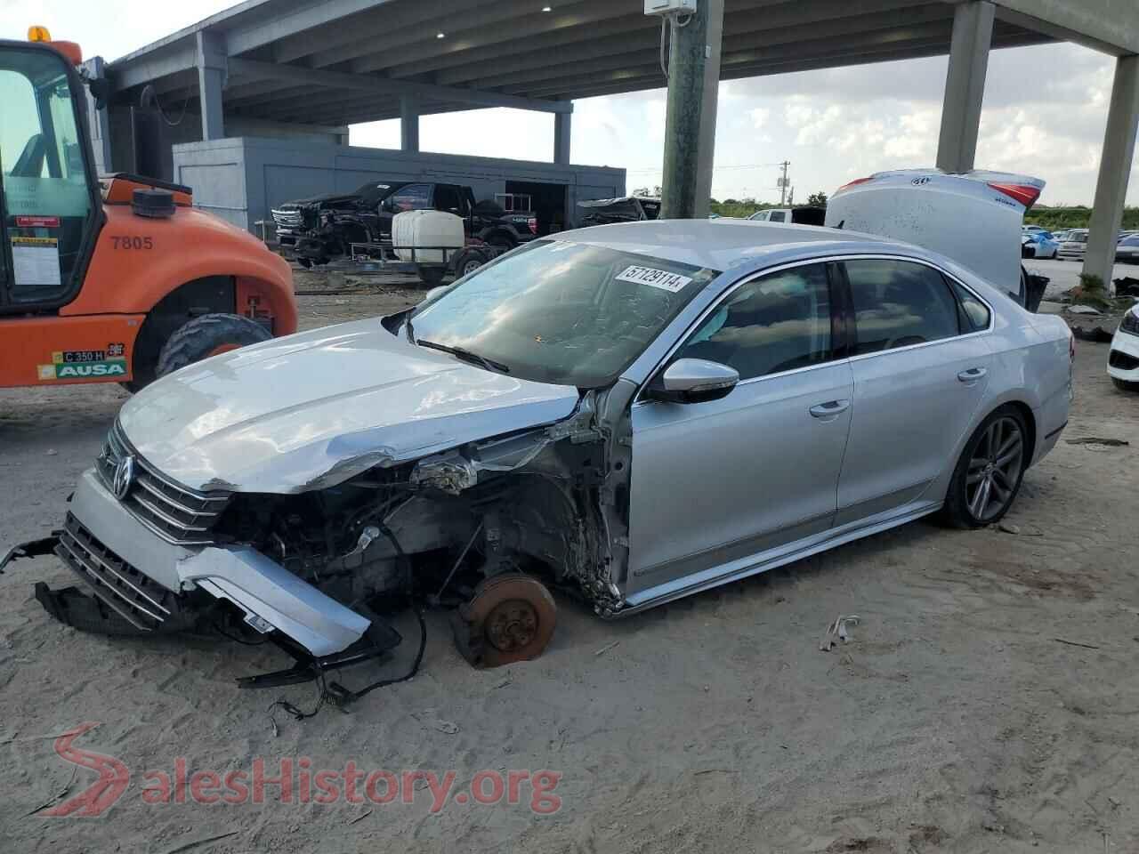 2016 VOLKSWAGEN PASSAT — VIN 1VWAS7A3XGC048580