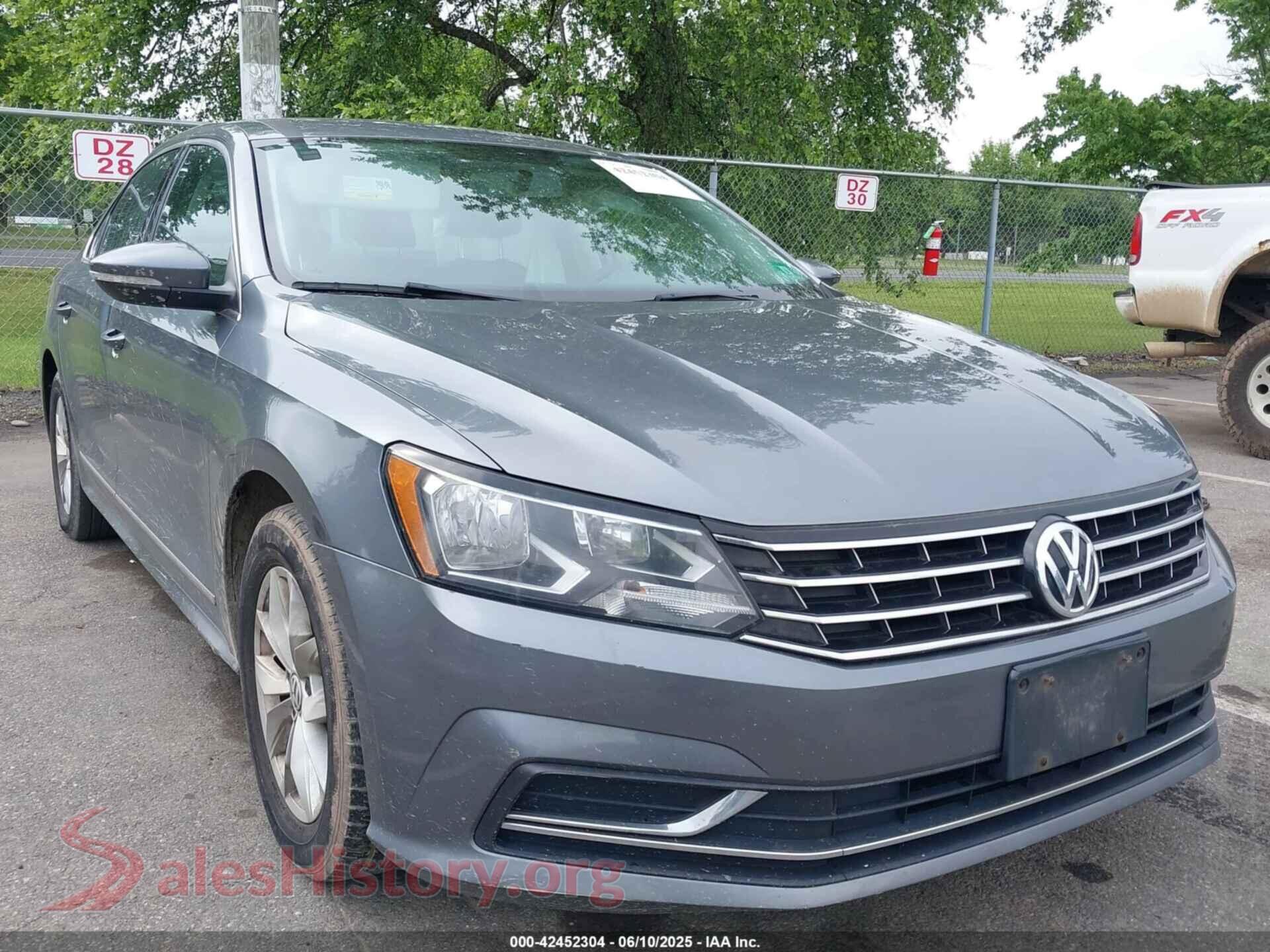 2016 VOLKSWAGEN PASSAT — VIN 1VWAT7A30GC054210