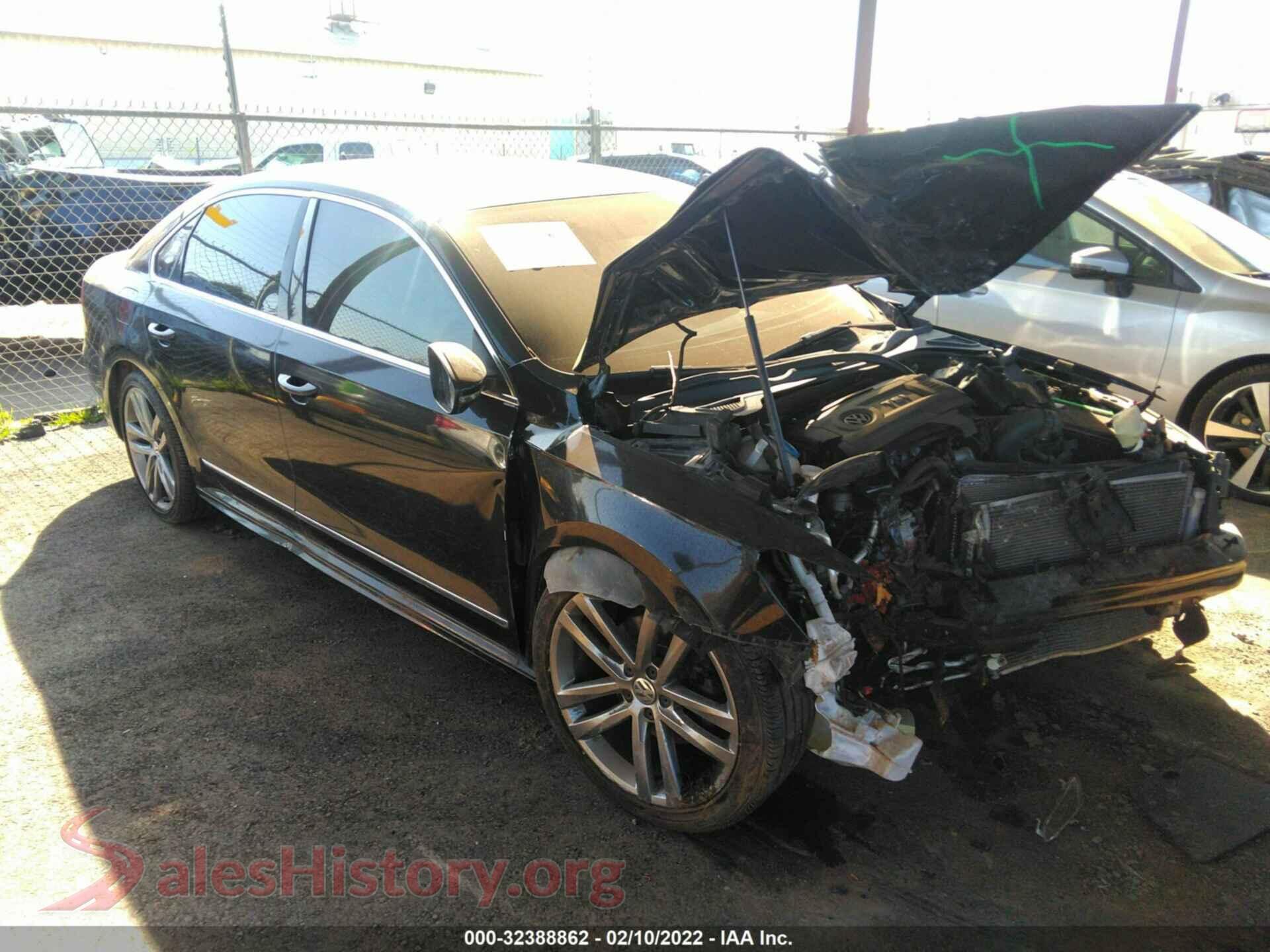 2016 VOLKSWAGEN PASSAT — VIN 1VWAT7A30GC060850