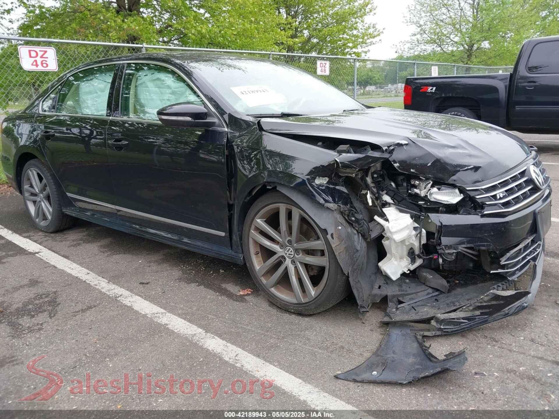 2016 VOLKSWAGEN PASSAT — VIN 1VWAT7A31GC067743