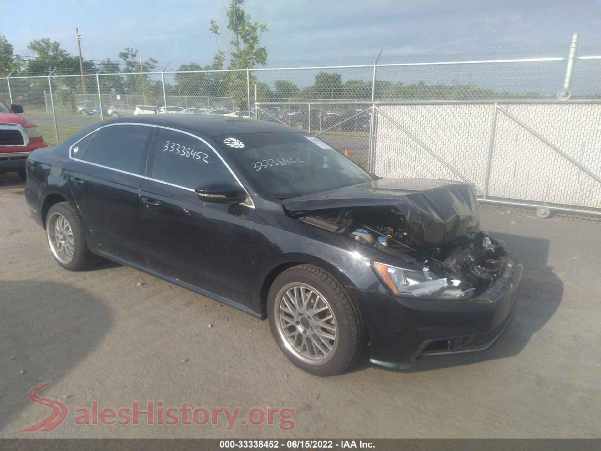 2017 VOLKSWAGEN PASSAT — VIN 1VWAT7A31HC034159