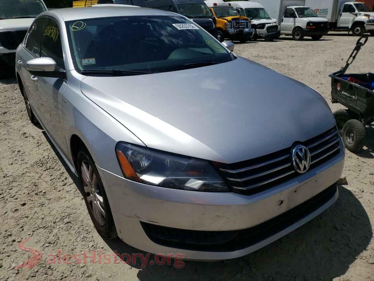 2014 VOLKSWAGEN PASSAT — VIN 1VWAT7A35EC058590