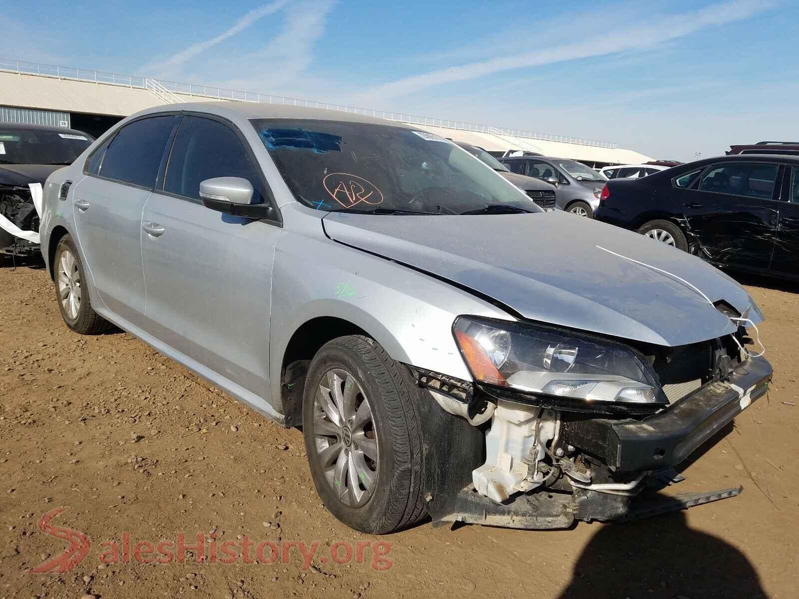 2014 VOLKSWAGEN PASSAT — VIN 1VWAT7A35EC070531