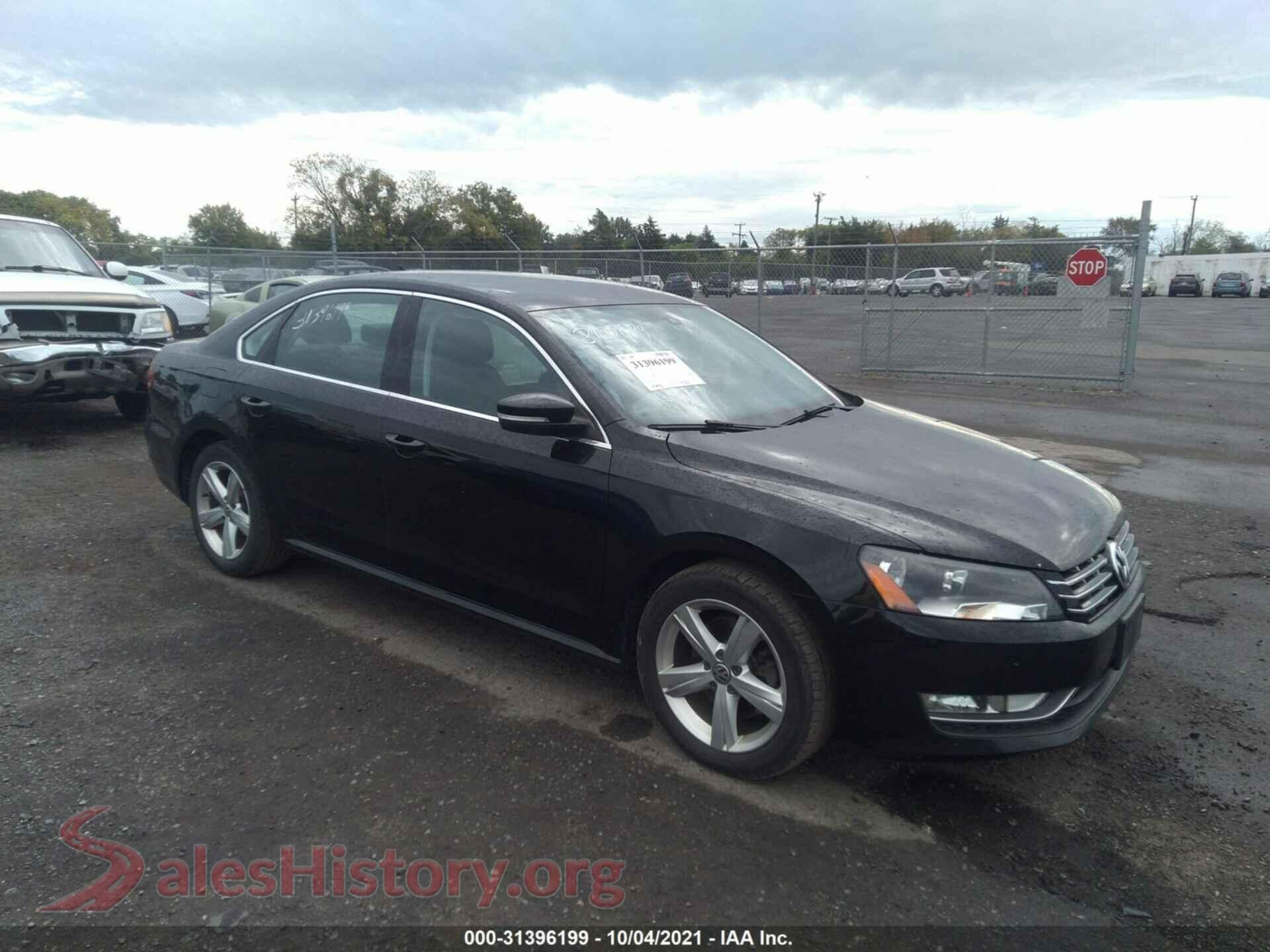 2015 VOLKSWAGEN PASSAT — VIN 1VWAT7A36FC114960