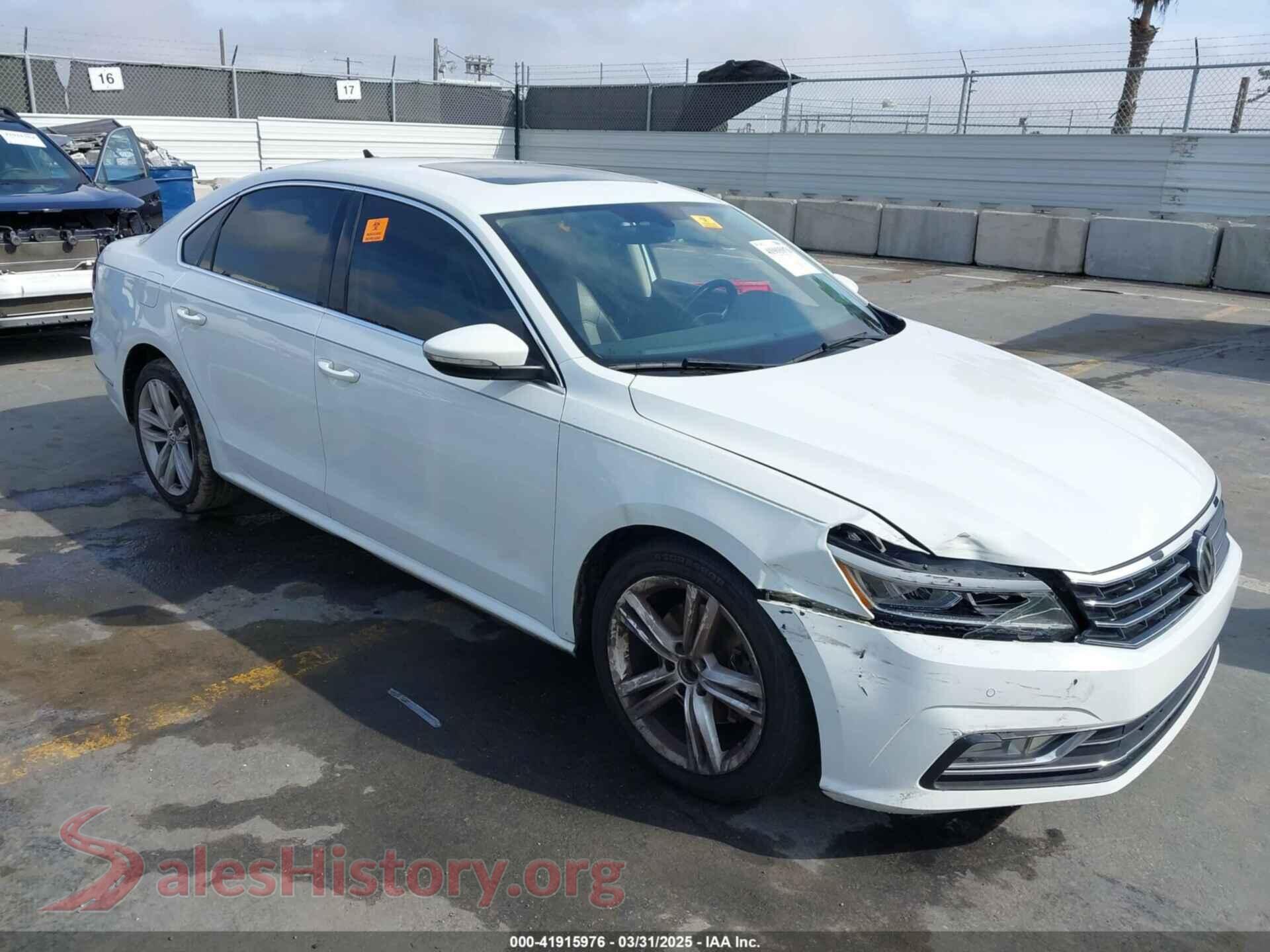 2018 VOLKSWAGEN PASSAT — VIN 1VWBA7A33JC031098