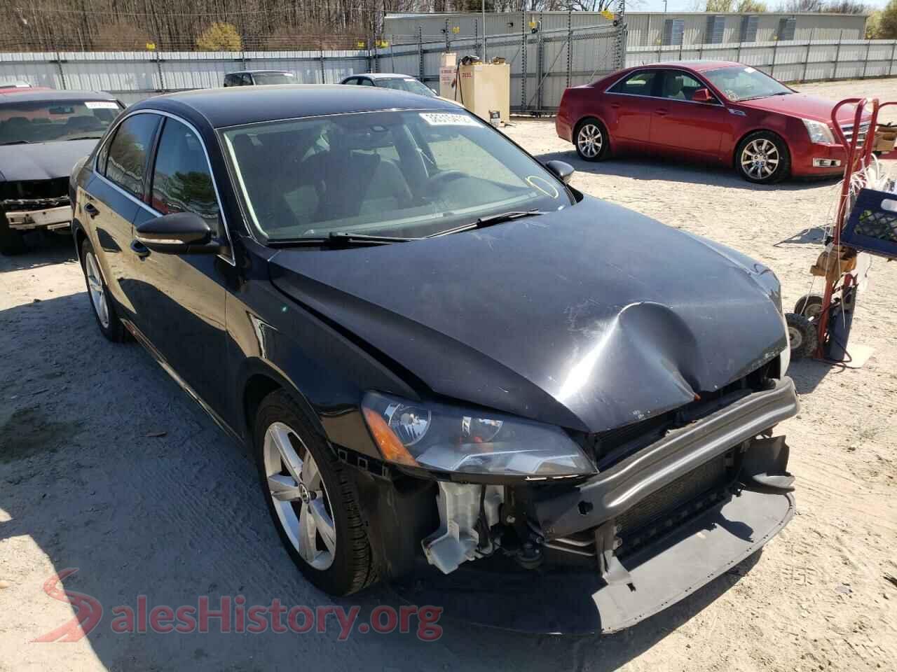 2012 VOLKSWAGEN PASSAT — VIN 1VWBH7A31CC072277